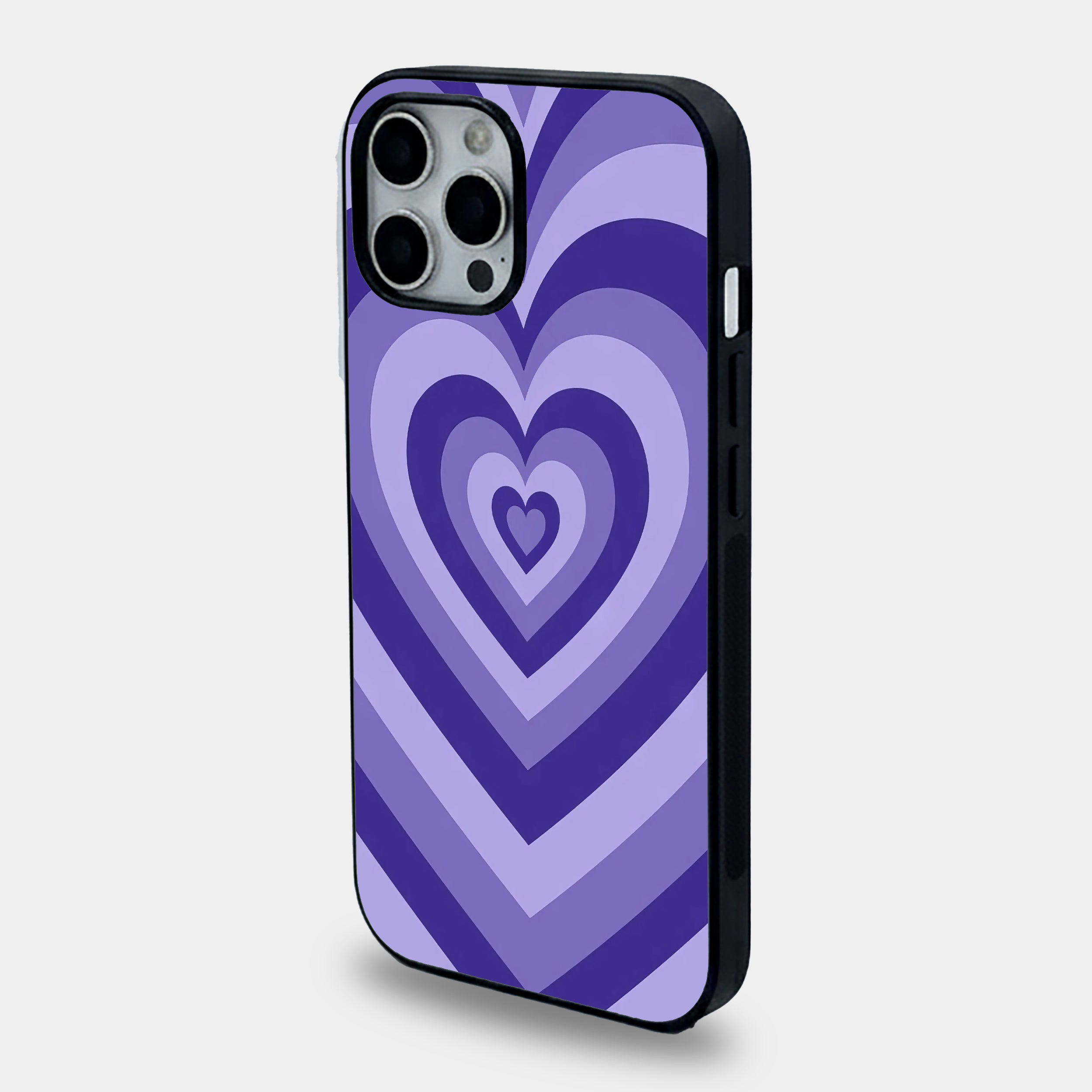 Purple Retro Heart Tunnel