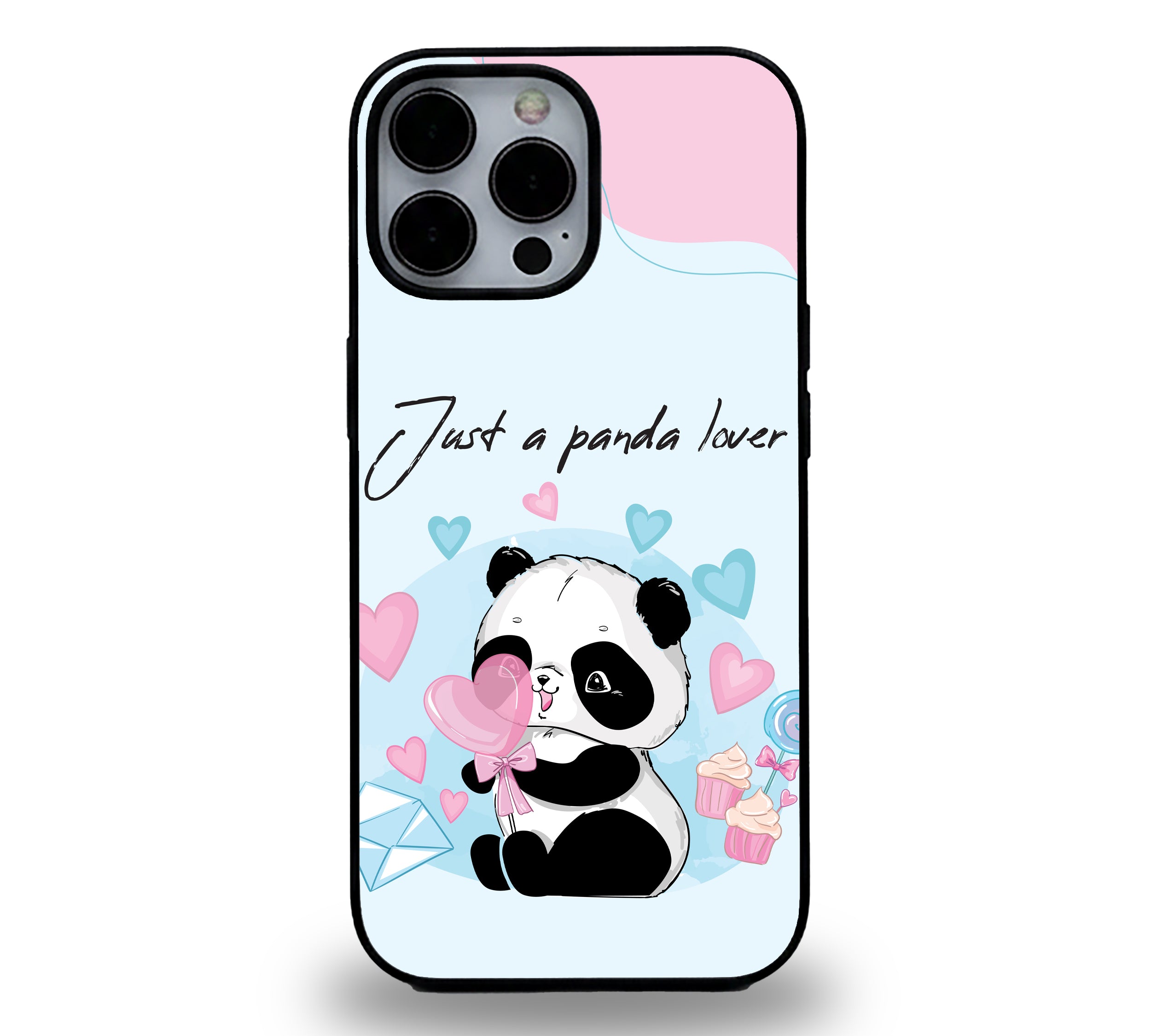 The Panda Lover | Premium Glass iPhone Mobile Cover Case