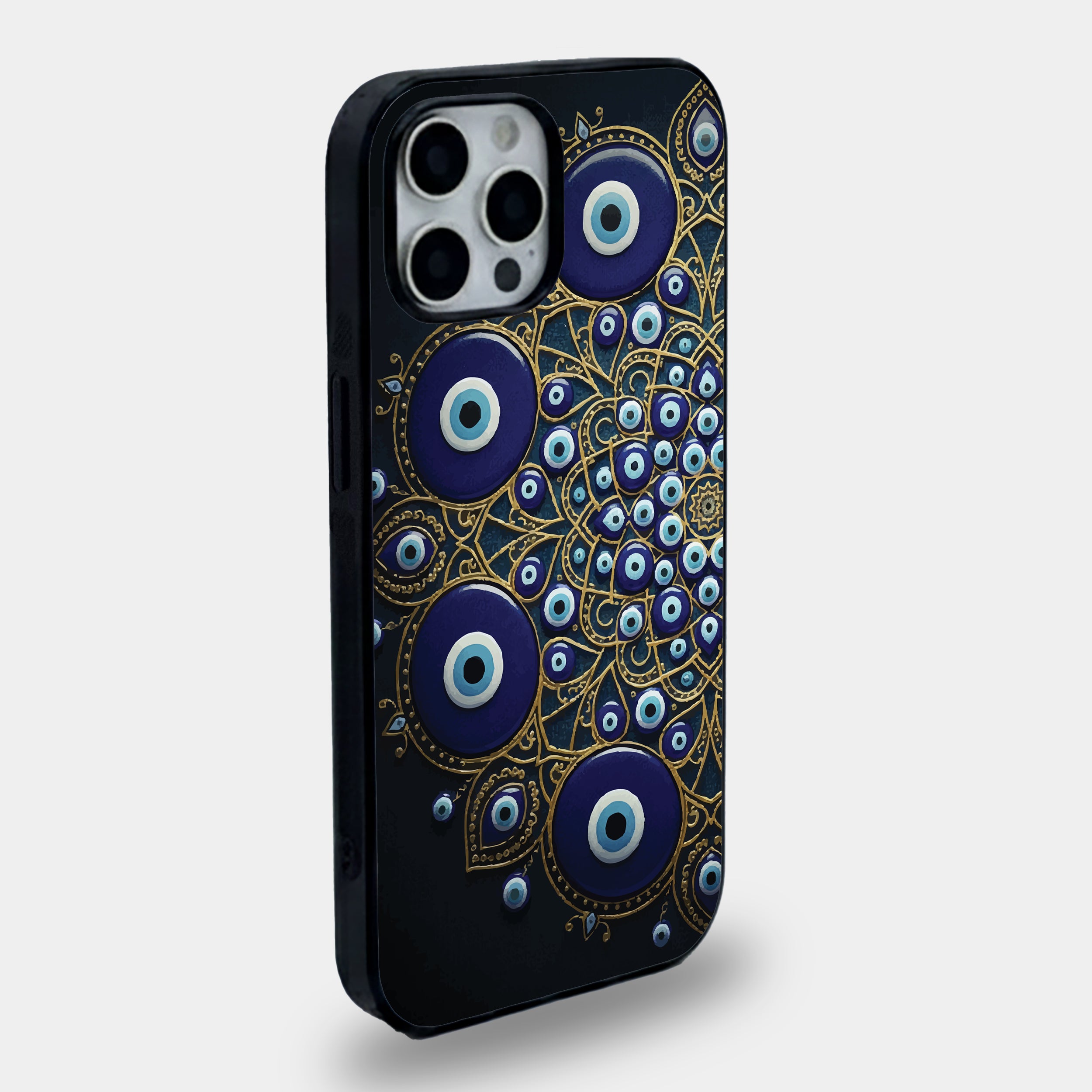 Mystic Guardian Evil Eye Mandala | Premium Glass iPhone Mobile Cover Case