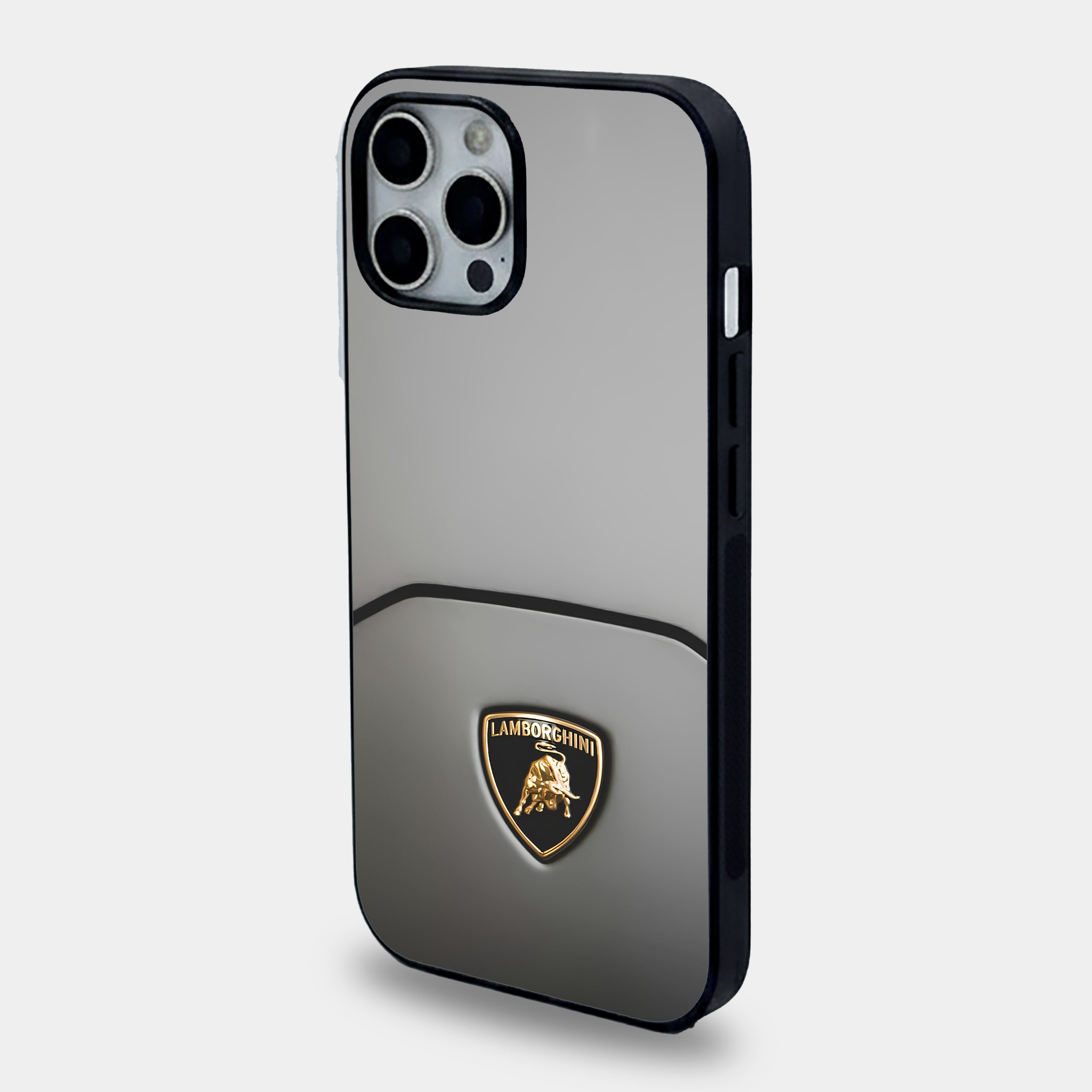 Lamborghini Emblem | Premium Glass iPhone & Samsung Mobile Cover Case