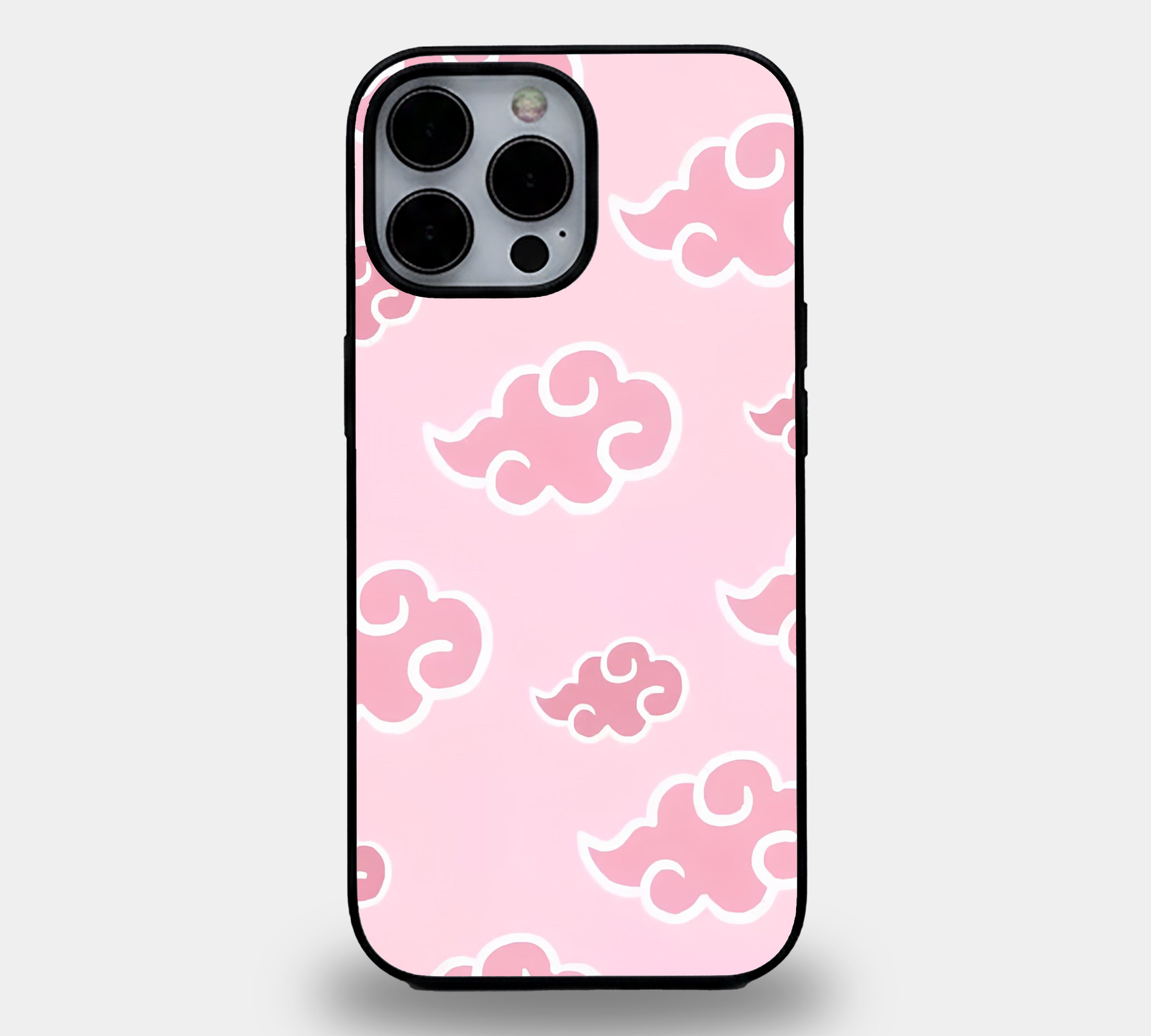Pastel Pink Cloud | Premium Glass iPhone & Samsung Mobile Cover Case