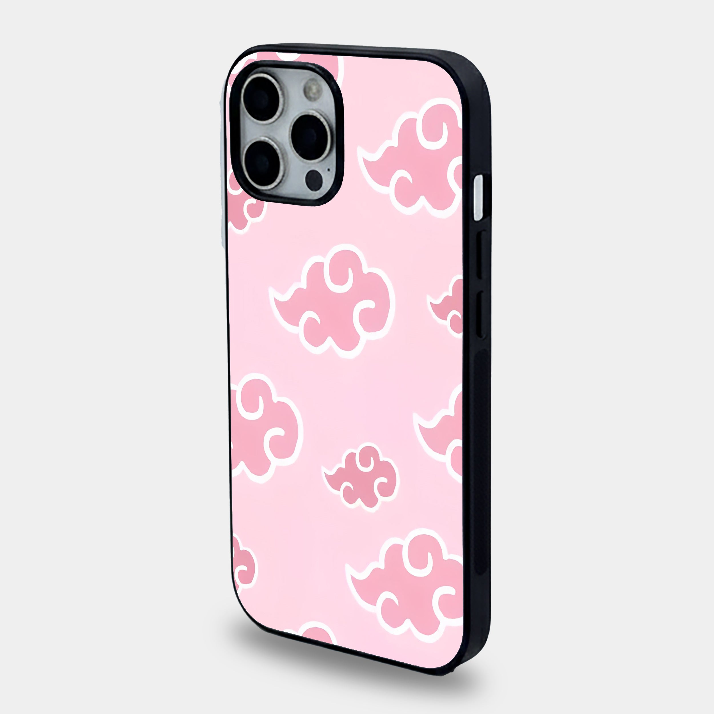 Pastel Pink Cloud | Premium Glass iPhone & Samsung Mobile Cover Case