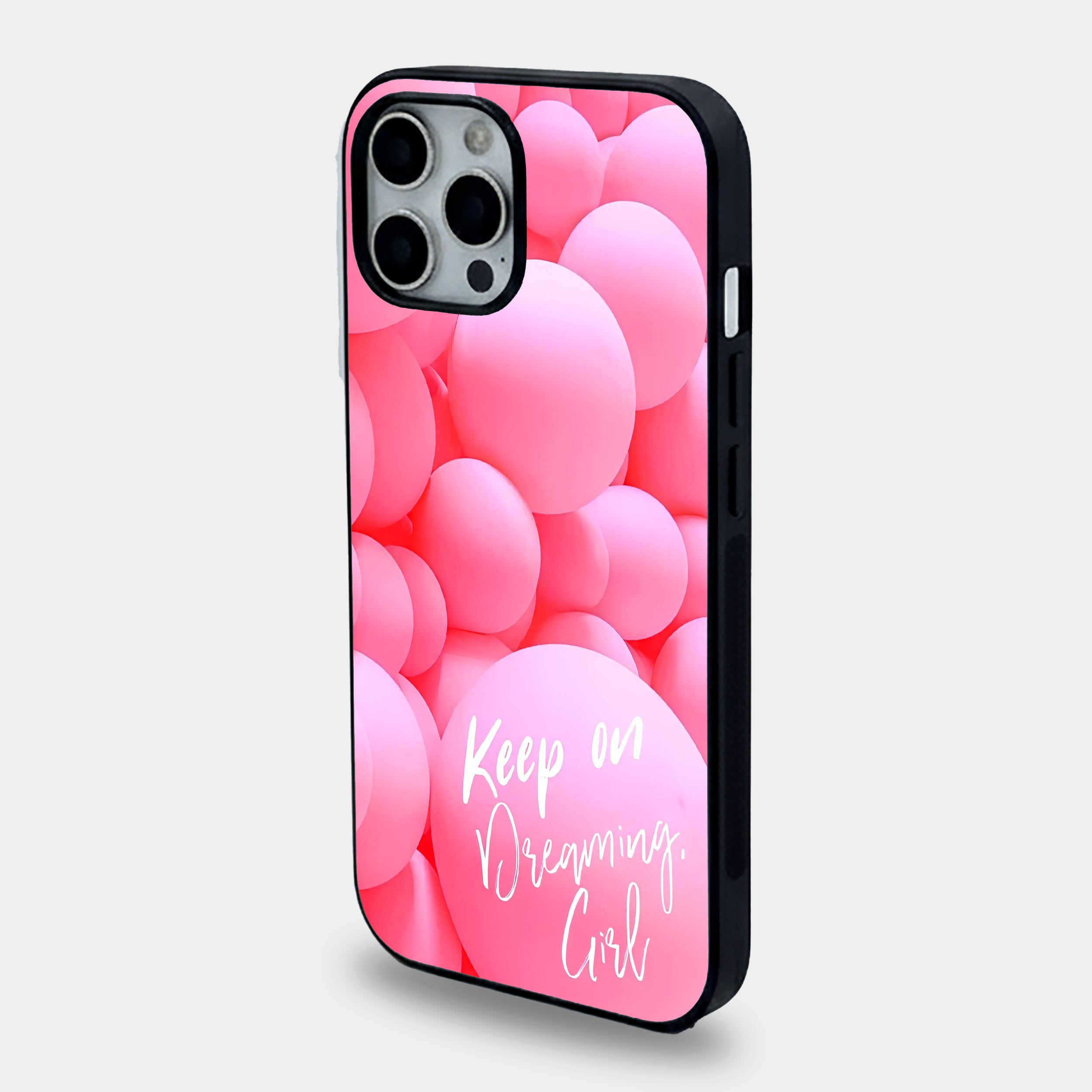 Keep on Dreaming Girl | Premium Glass iPhone & Samsung Mobile Cover Case