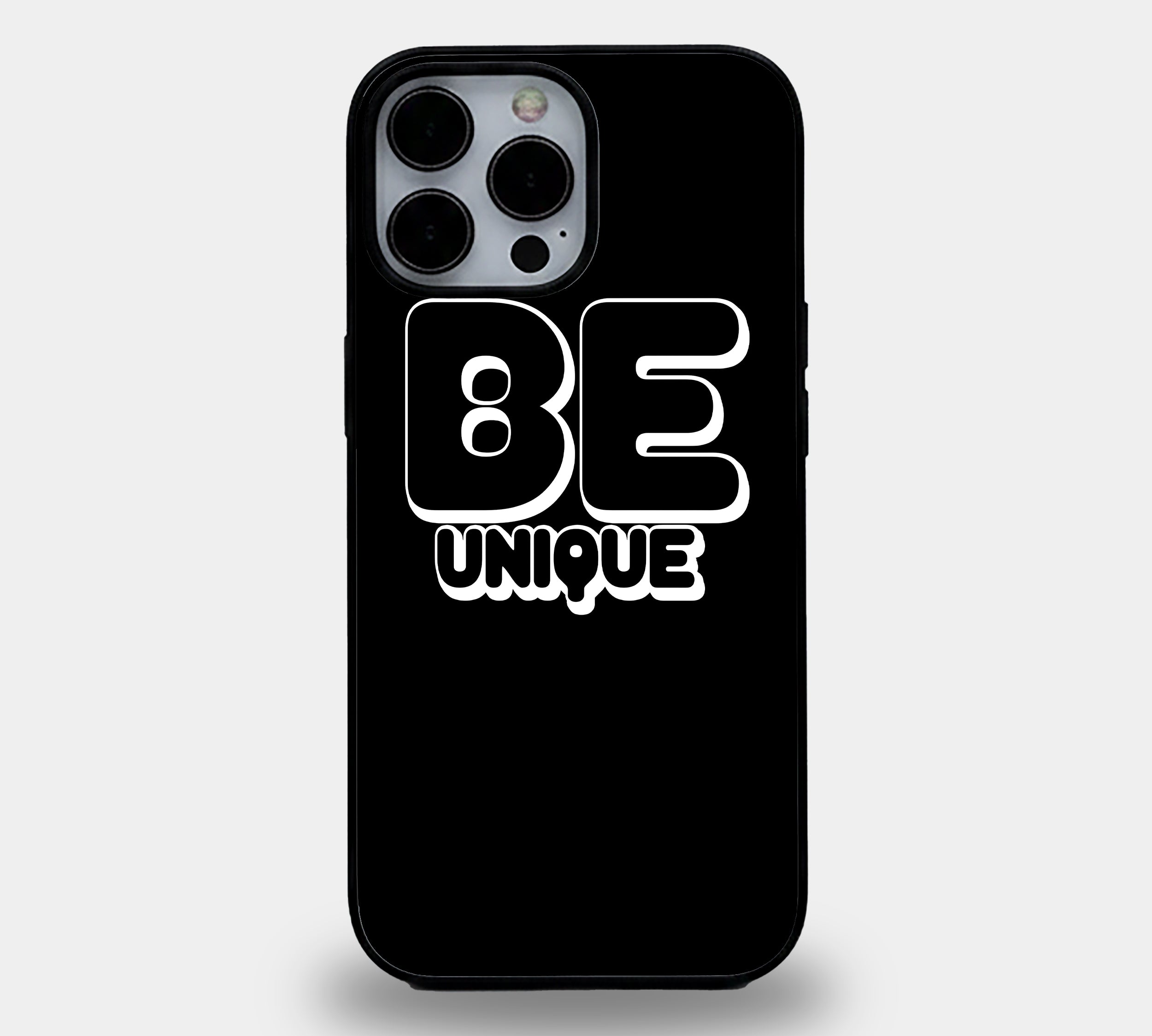BE UNIQUE Bold Statement | Premium Glass iPhone & Samsung Mobile Cover Case