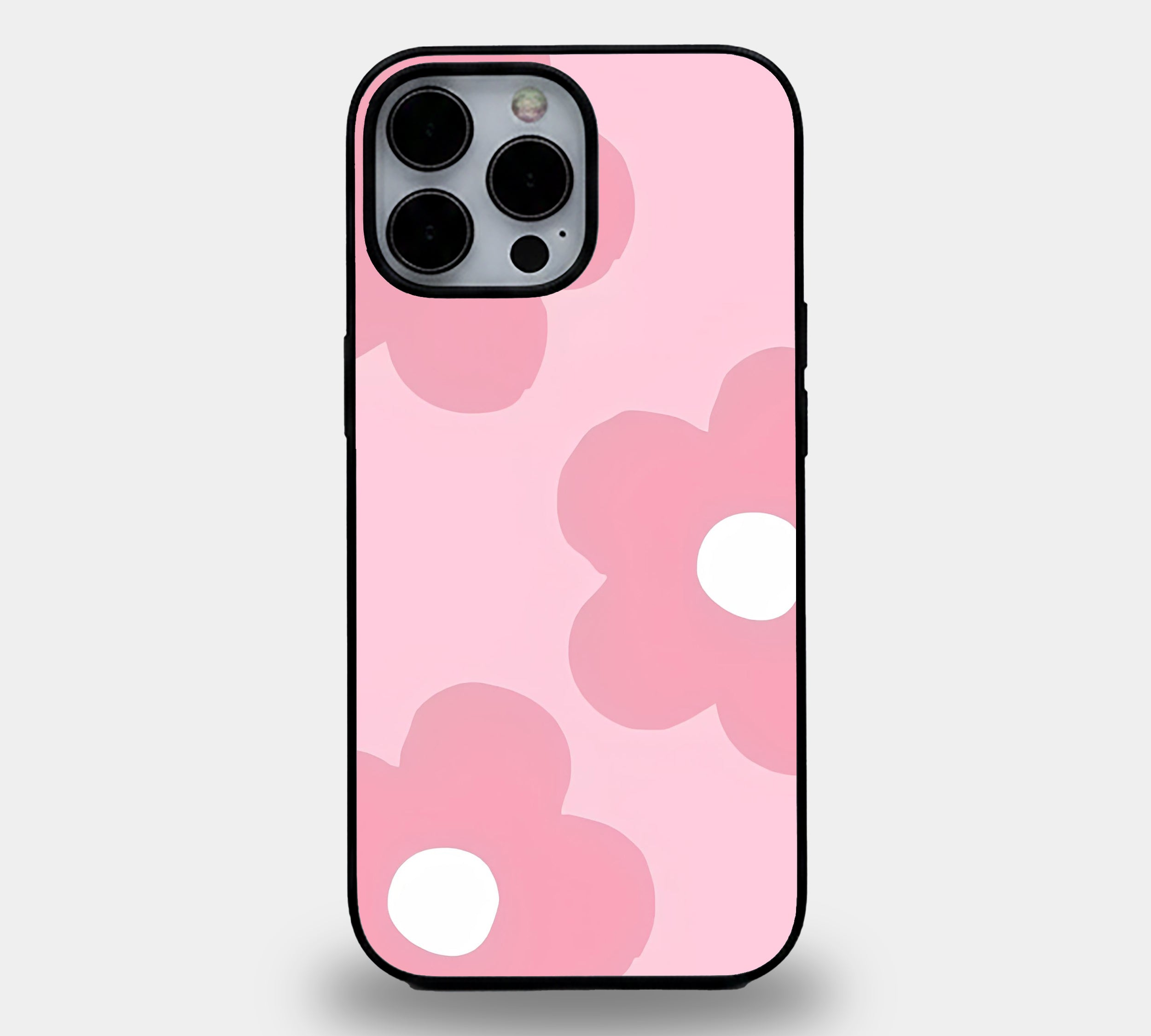Pink Floral Dream | Premium Glass iPhone & Samsung Mobile Cover Case