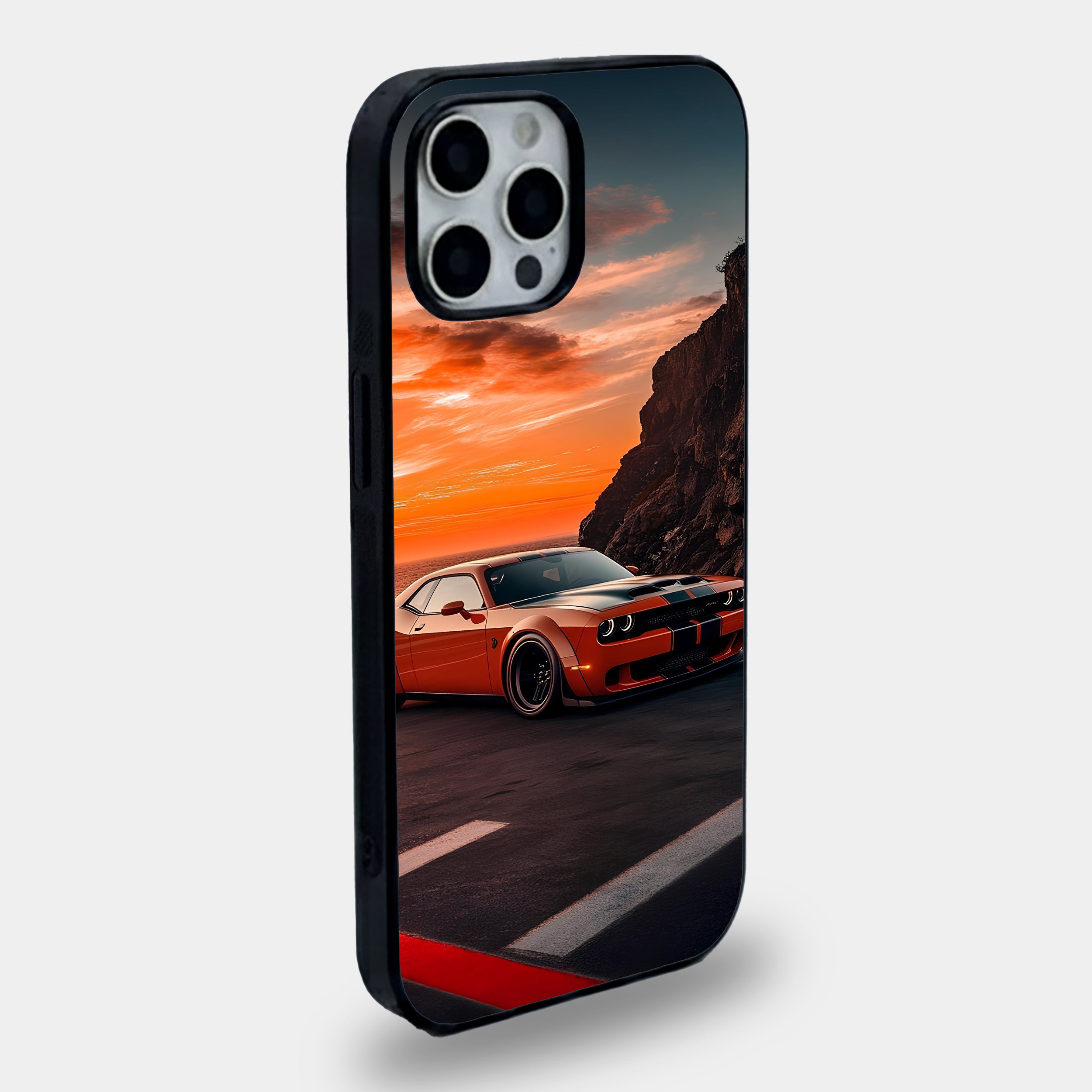 Orange Dodge Challenger Coast Case