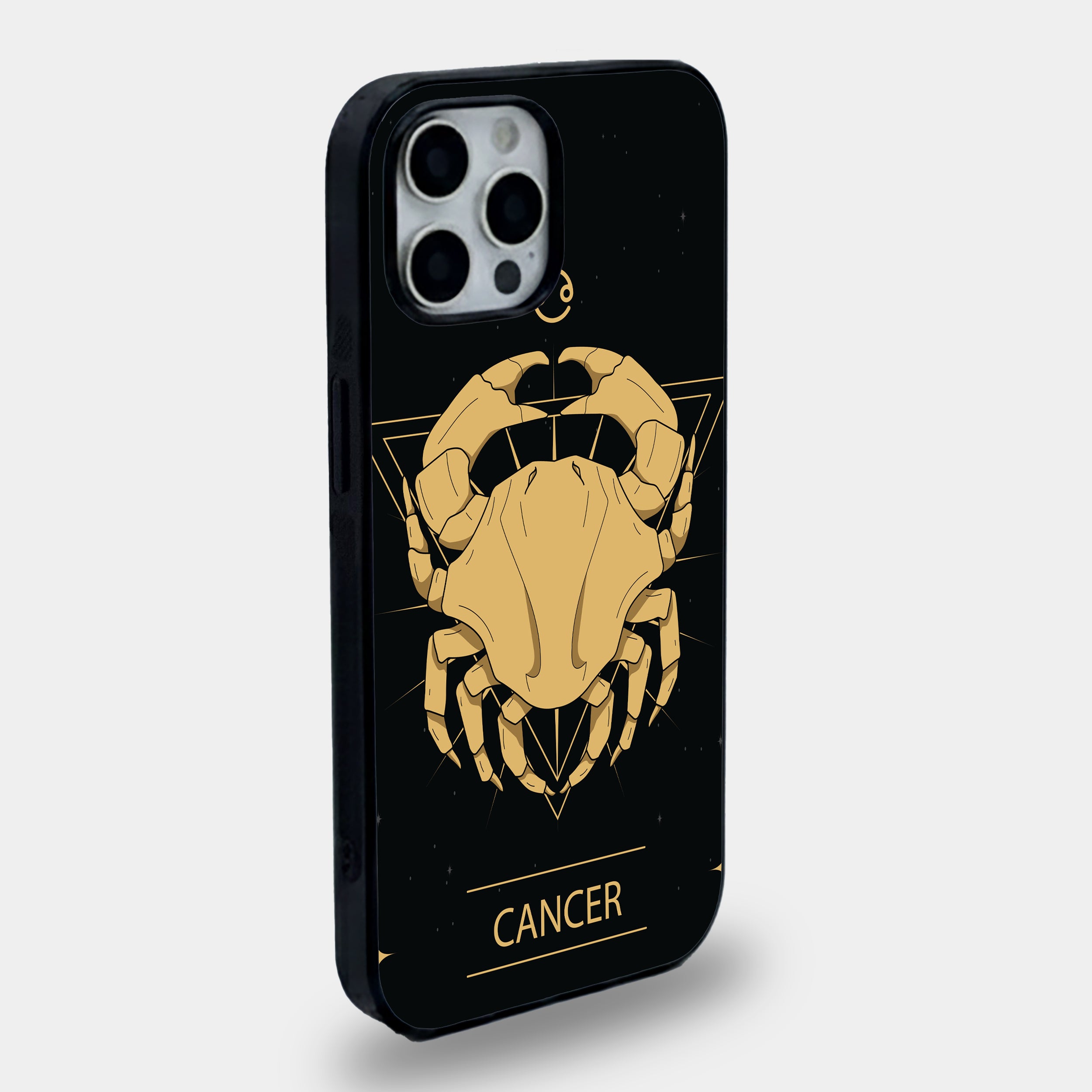 Celestial Cancer Zodiac | Premium Glass iPhone Mobile Cover Case