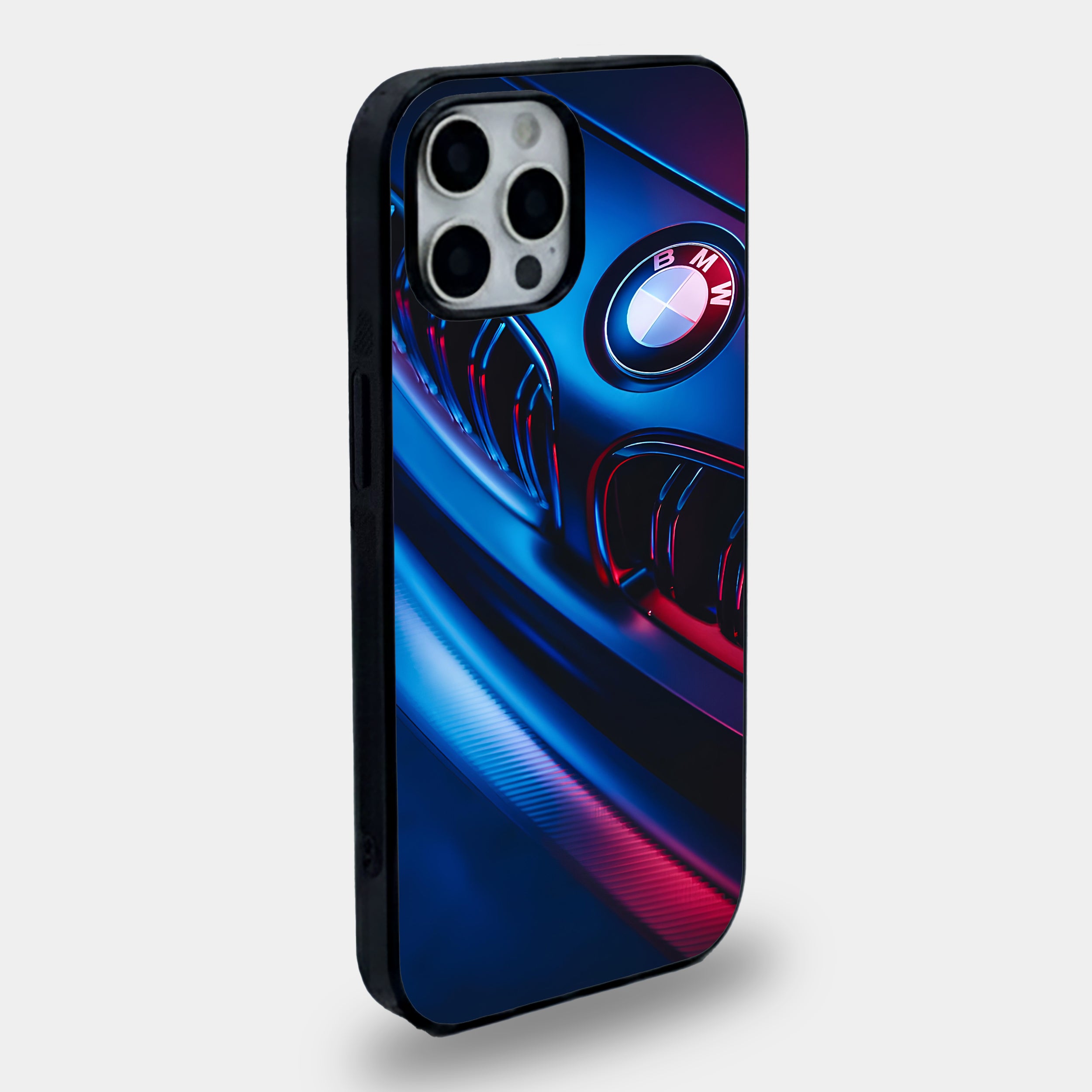 Neon Blue BMW Logo Case