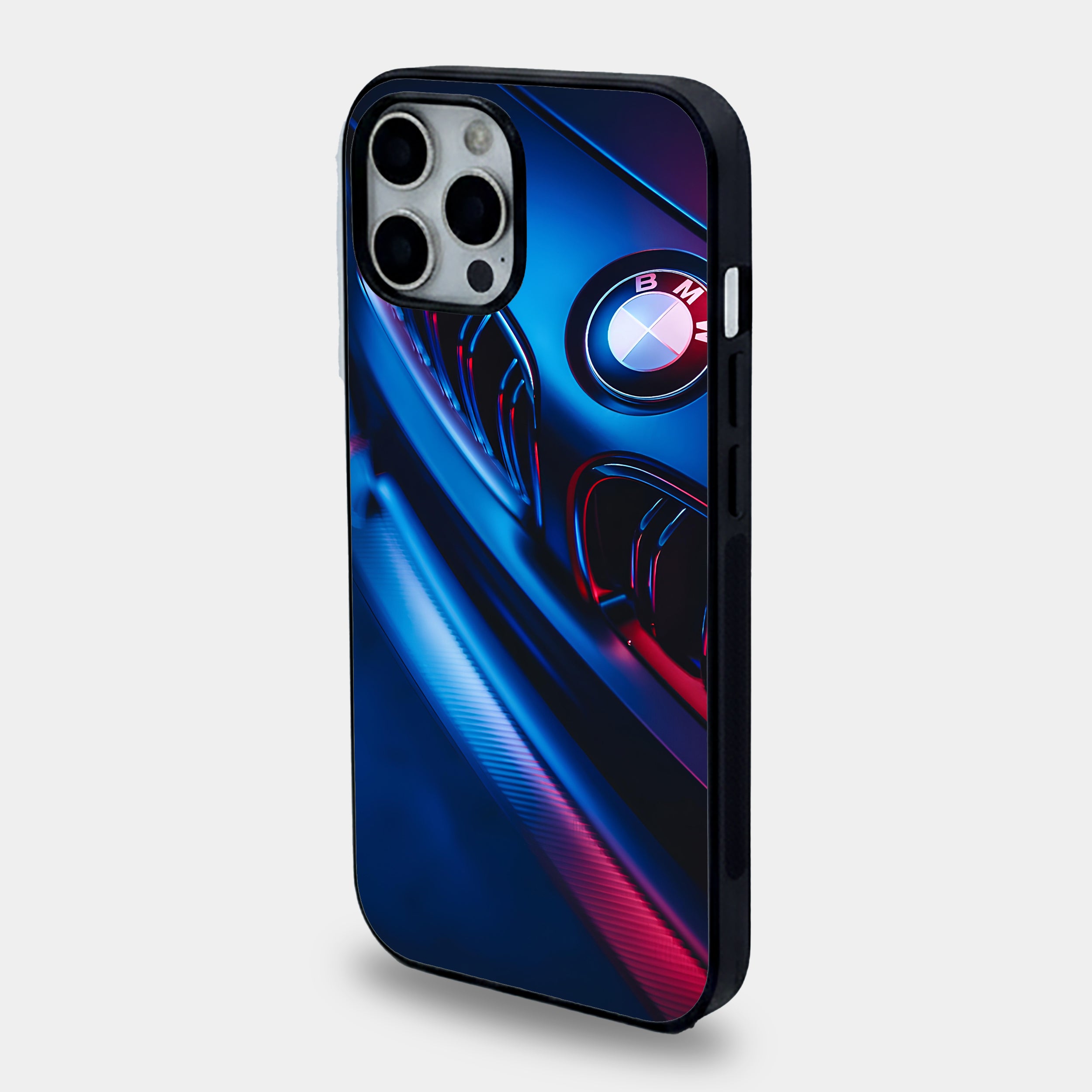 Neon Blue BMW Logo Case