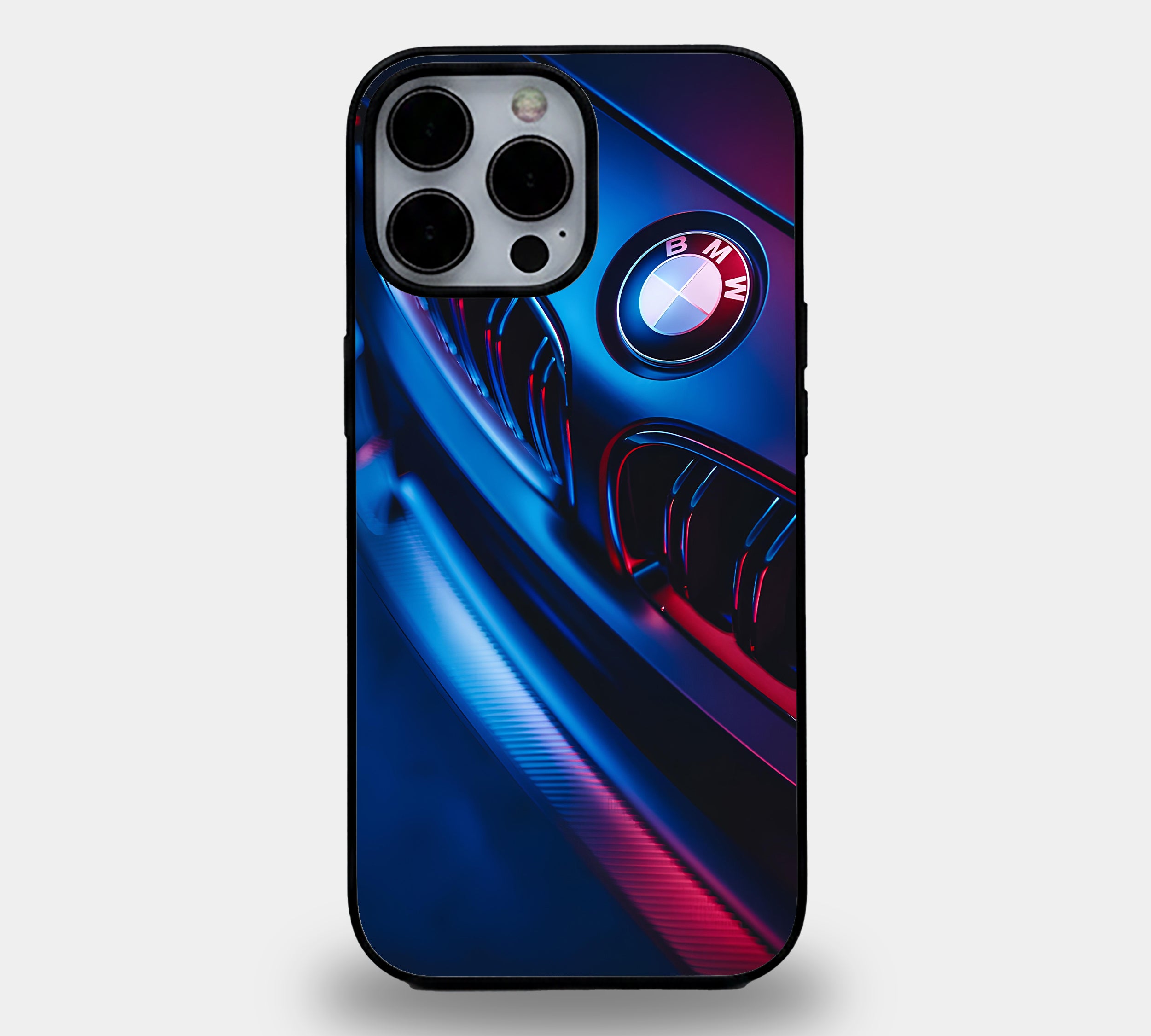 Neon Blue BMW Logo Case