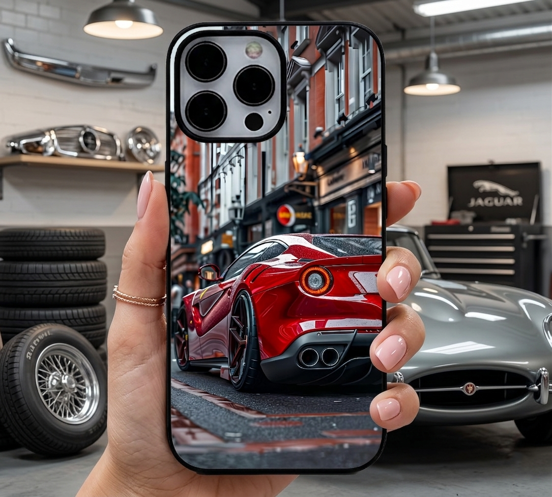 Red Ferrari European Street Case