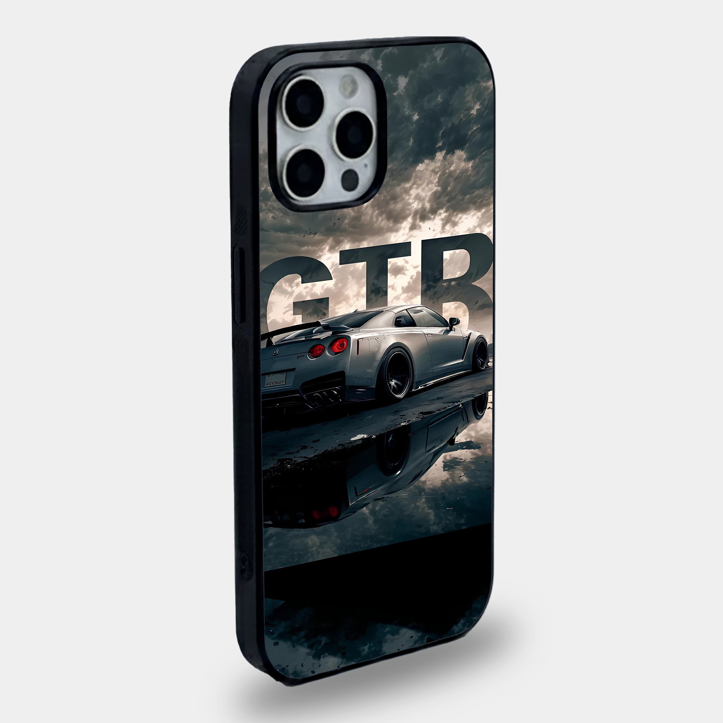 Silver Nissan GTR Reflection Case