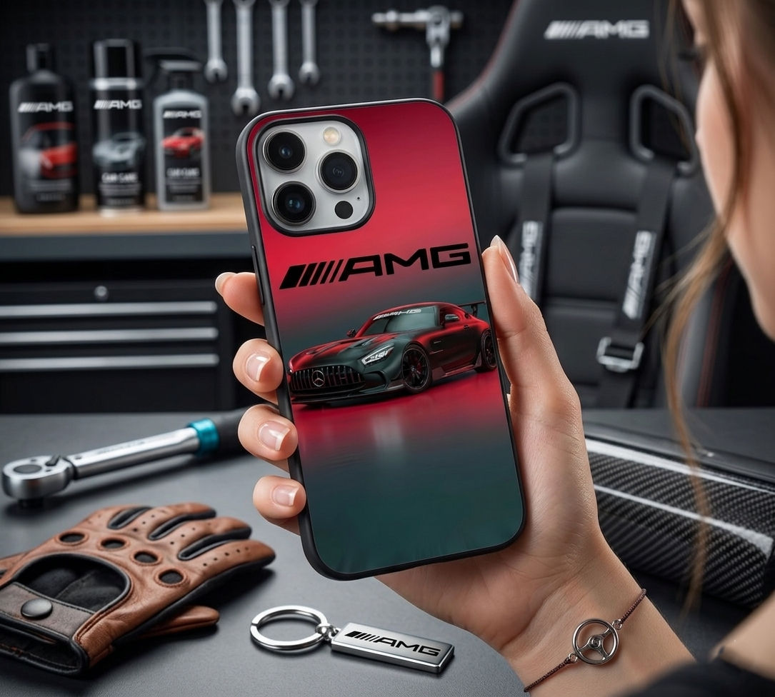 Red Ambient Mercedes AMG Case