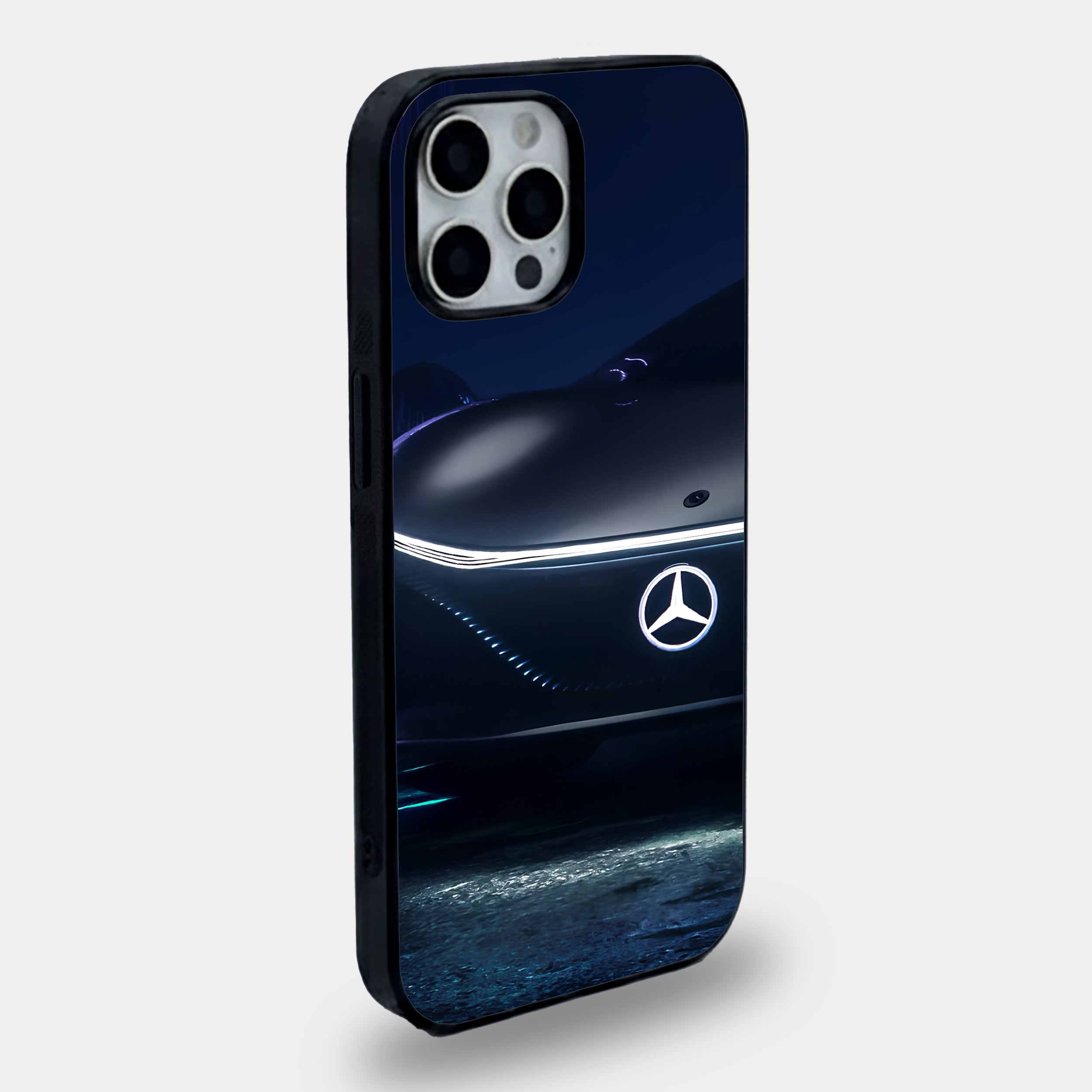 Futuristic Mercedes Glowing Logo Case