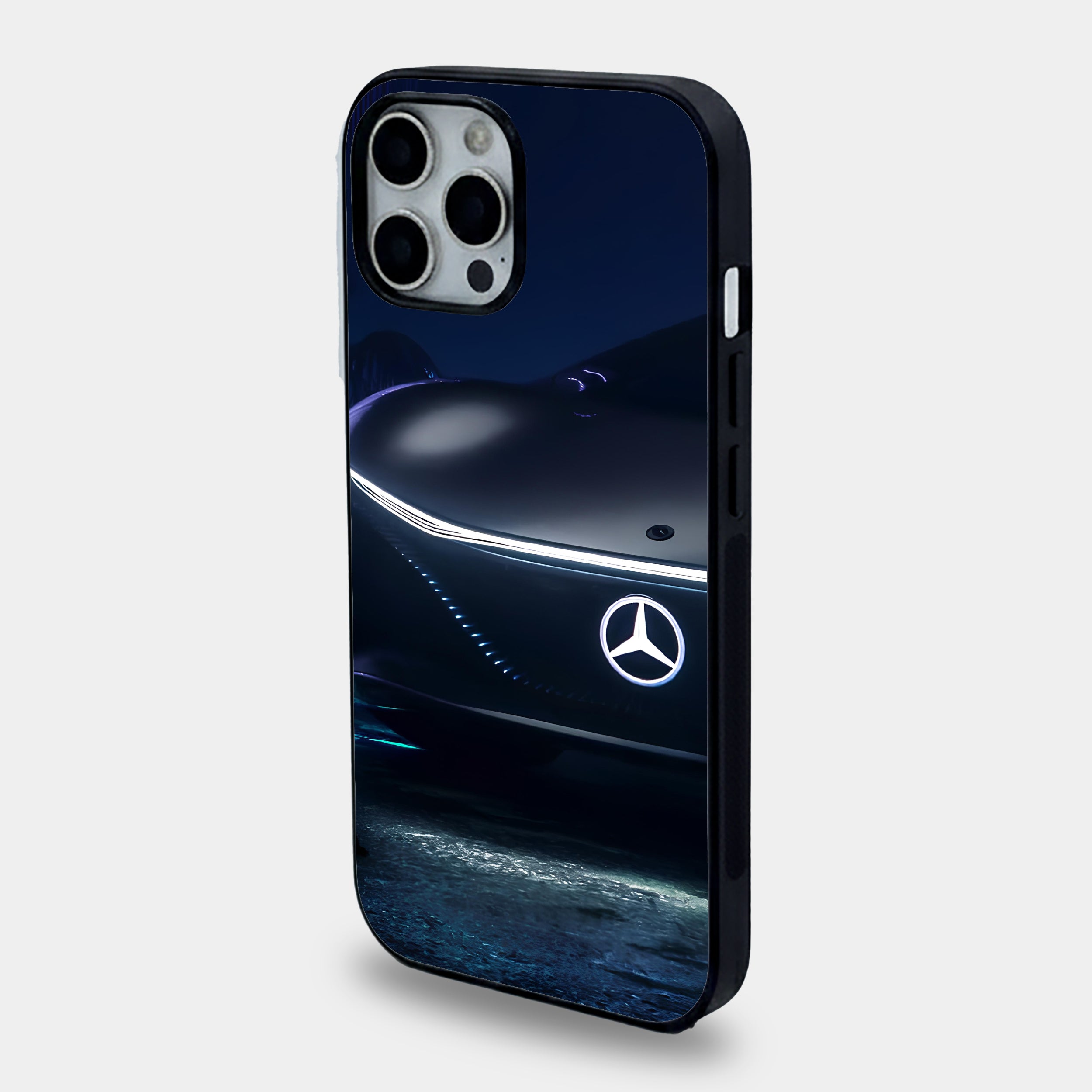 Futuristic Mercedes Glowing Logo Case