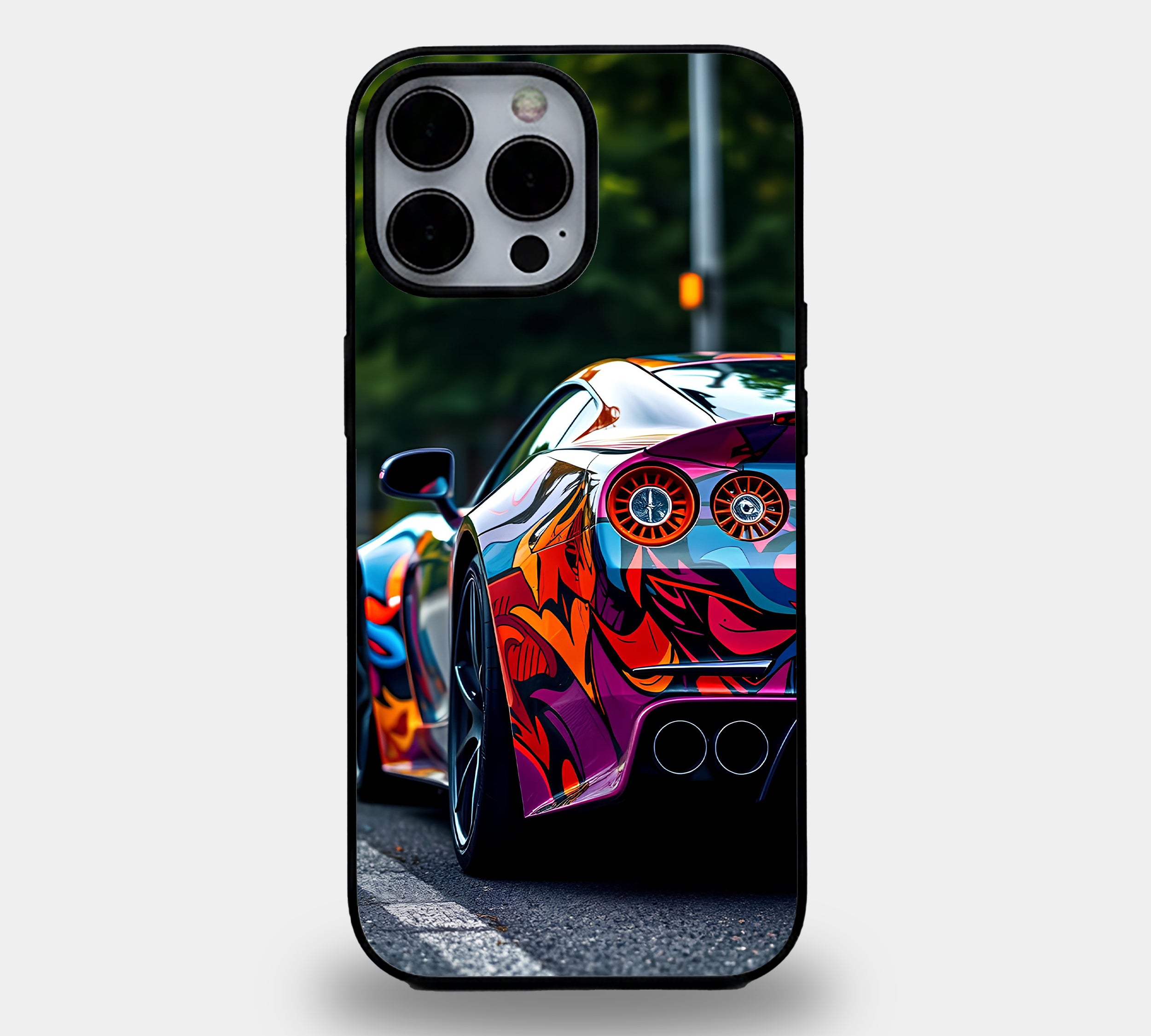 Colorful Graffiti Supercar Case