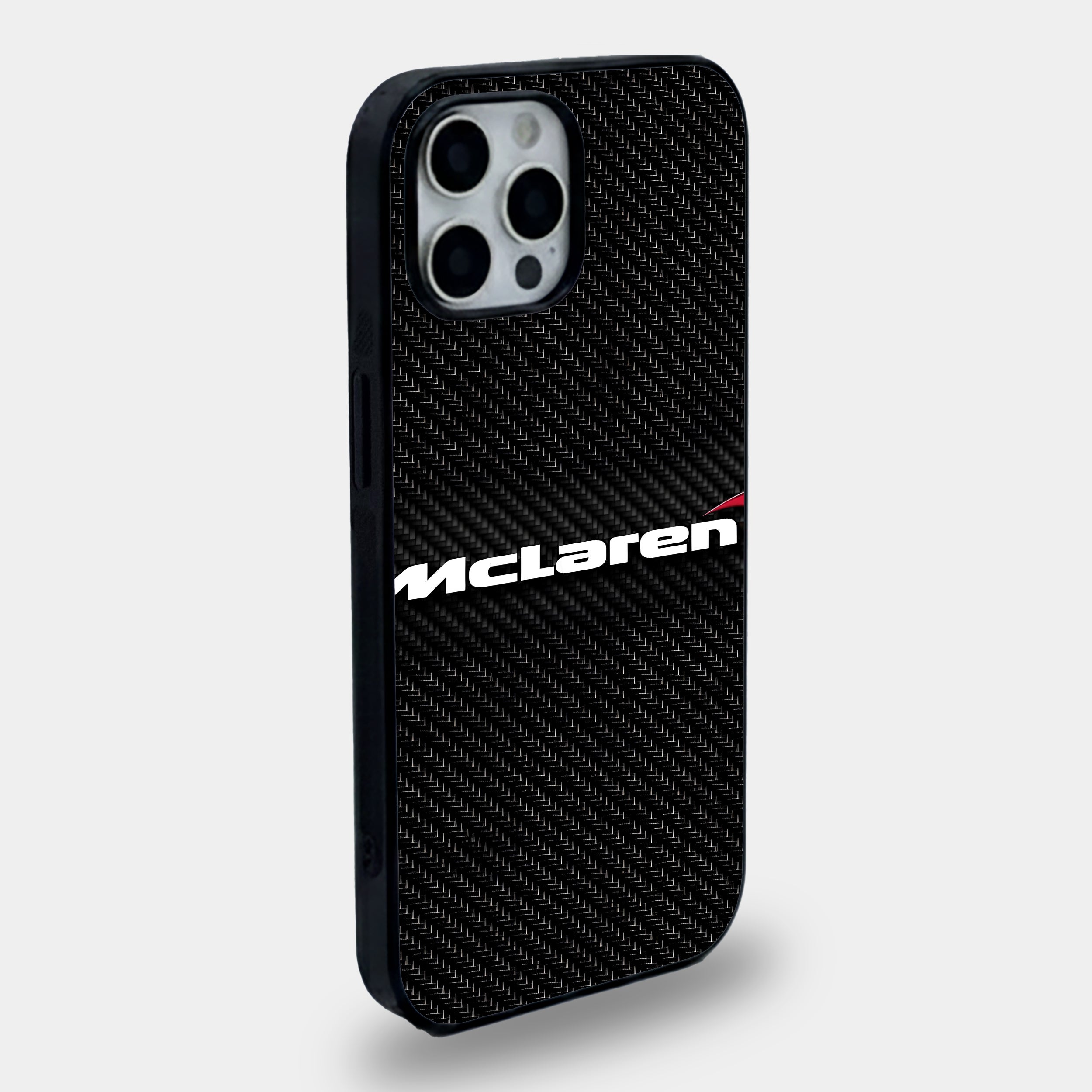 Carbon Fiber McLaren Logo Case