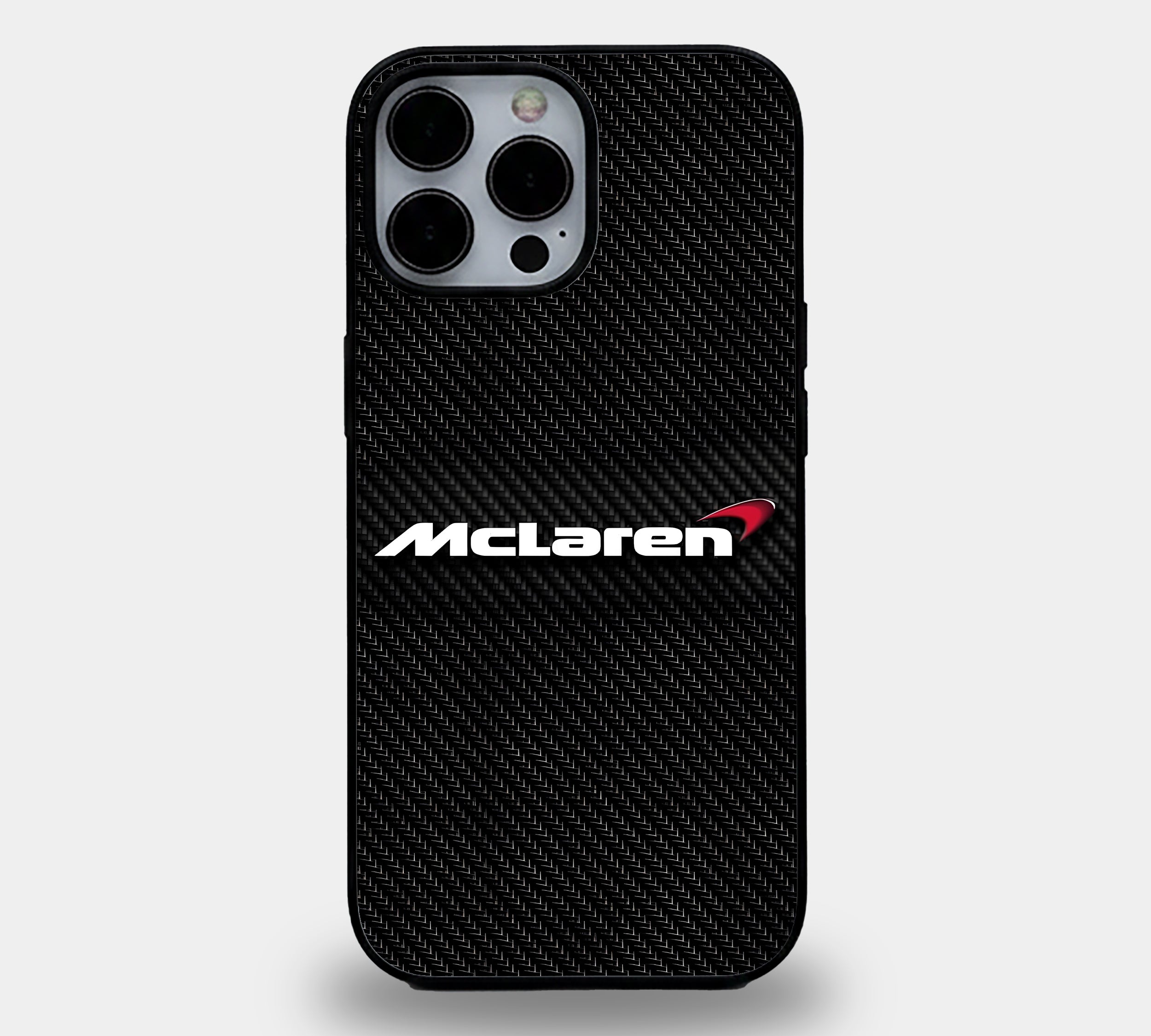 Carbon Fiber McLaren Logo Case