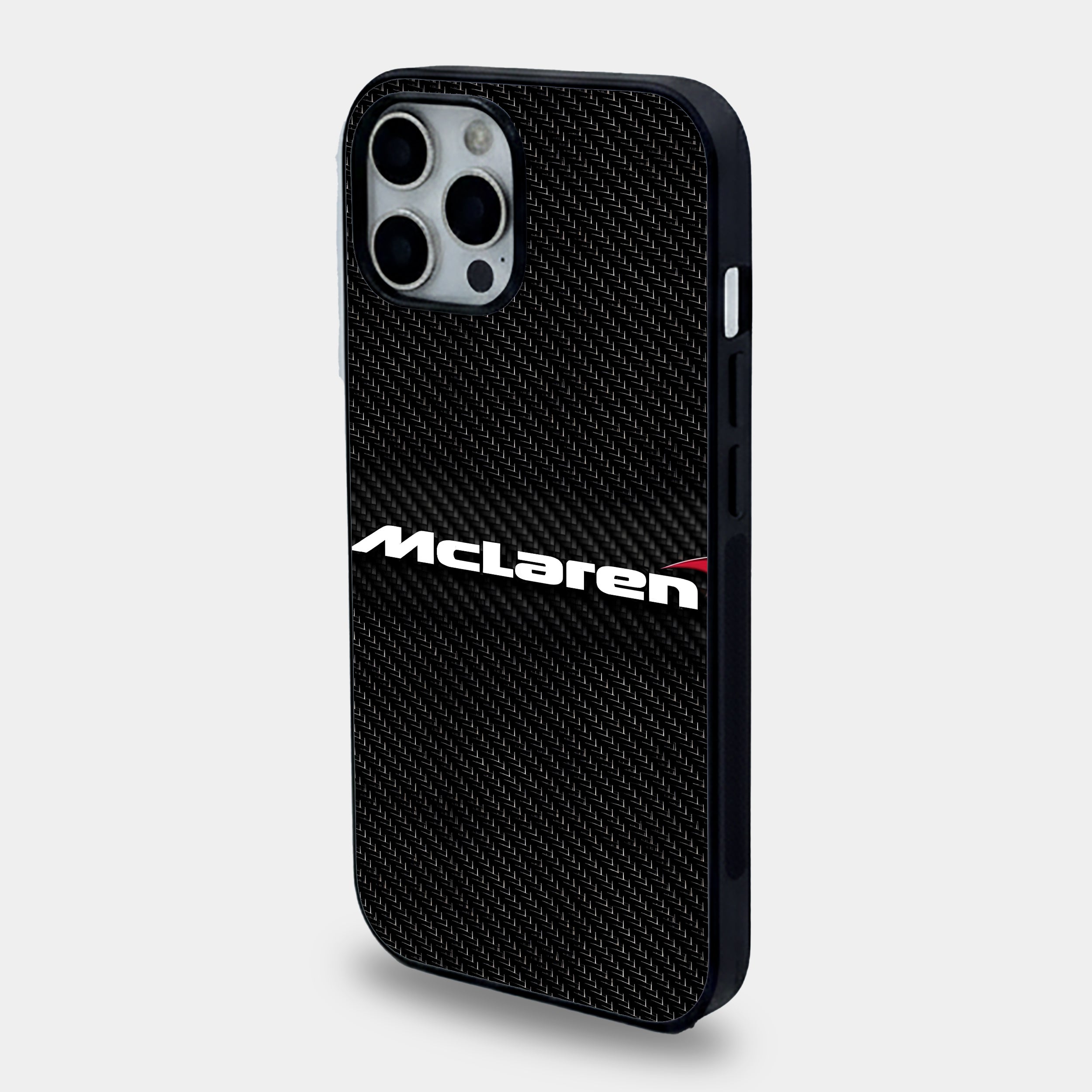 Carbon Fiber McLaren Logo Case