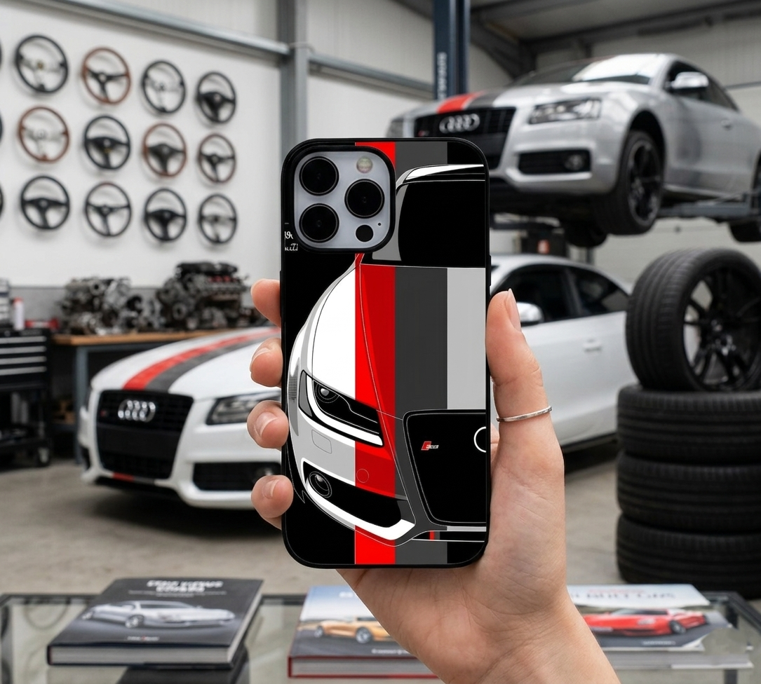 Abstract Audi Sport Stripes Case