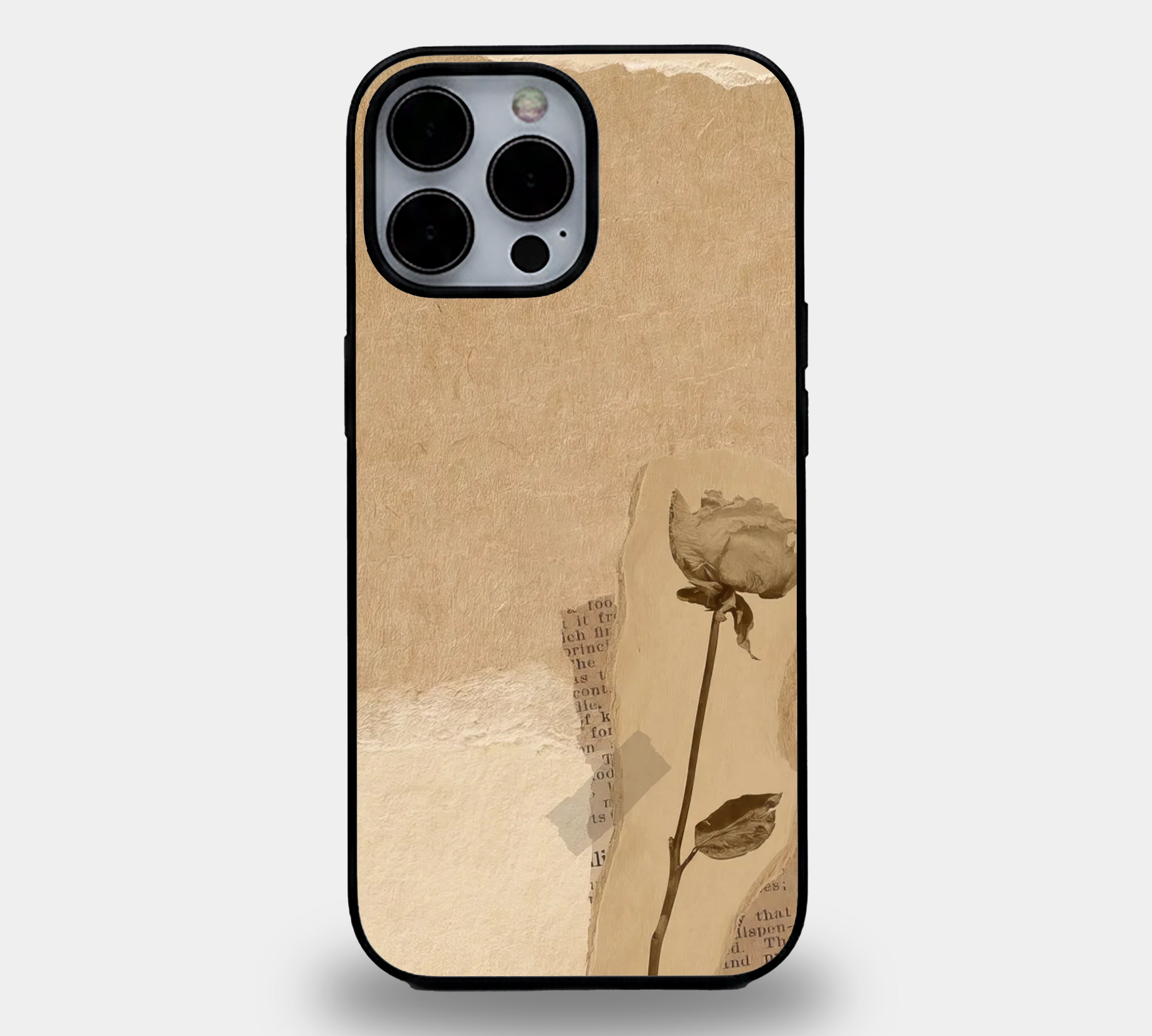 Vintage Rose Aesthetic | Premium Glass iPhone & Samsung Mobile Cover Case
