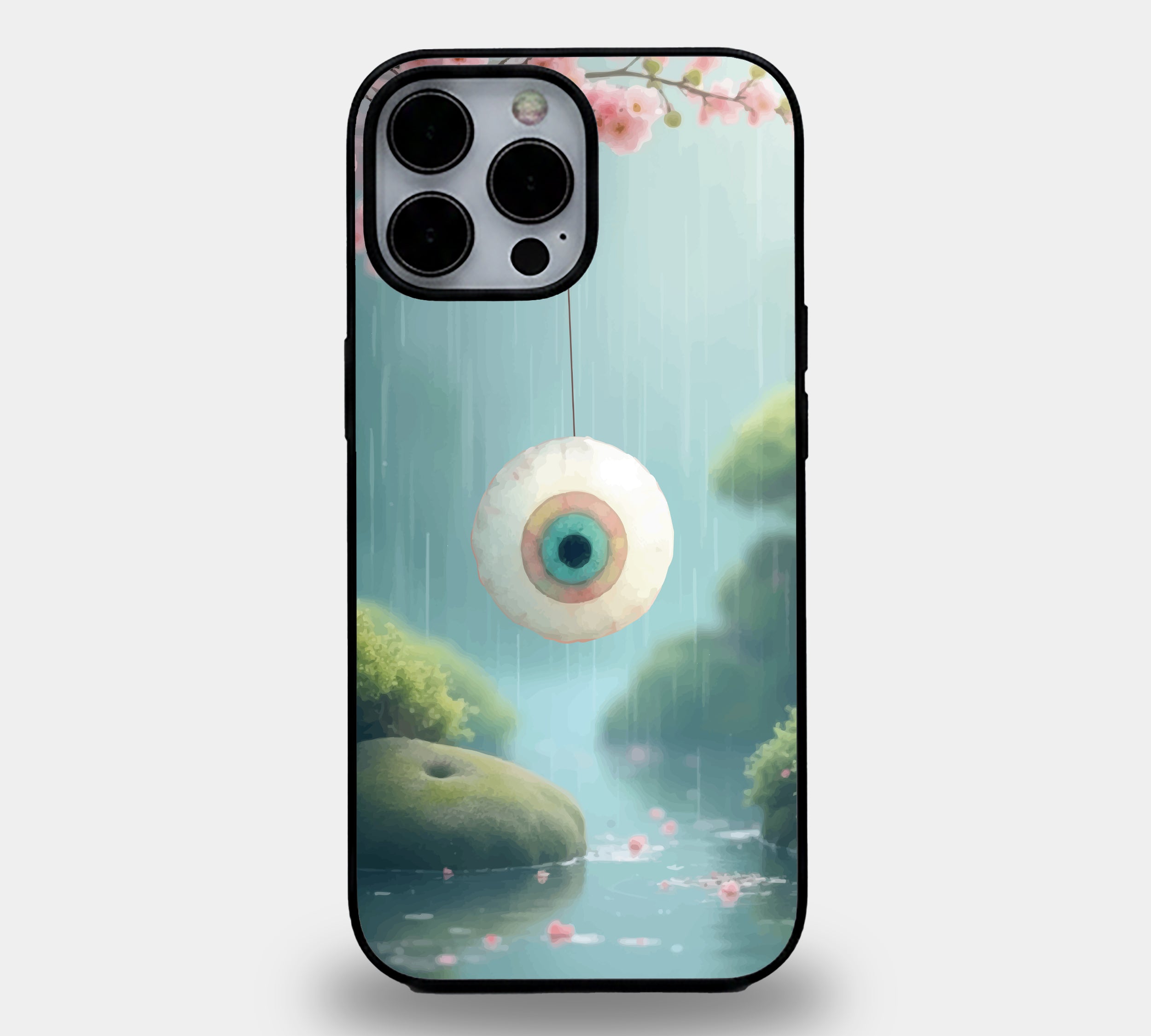 Zen Guardian Evil Eye | Premium Glass iPhone Mobile Cover Case