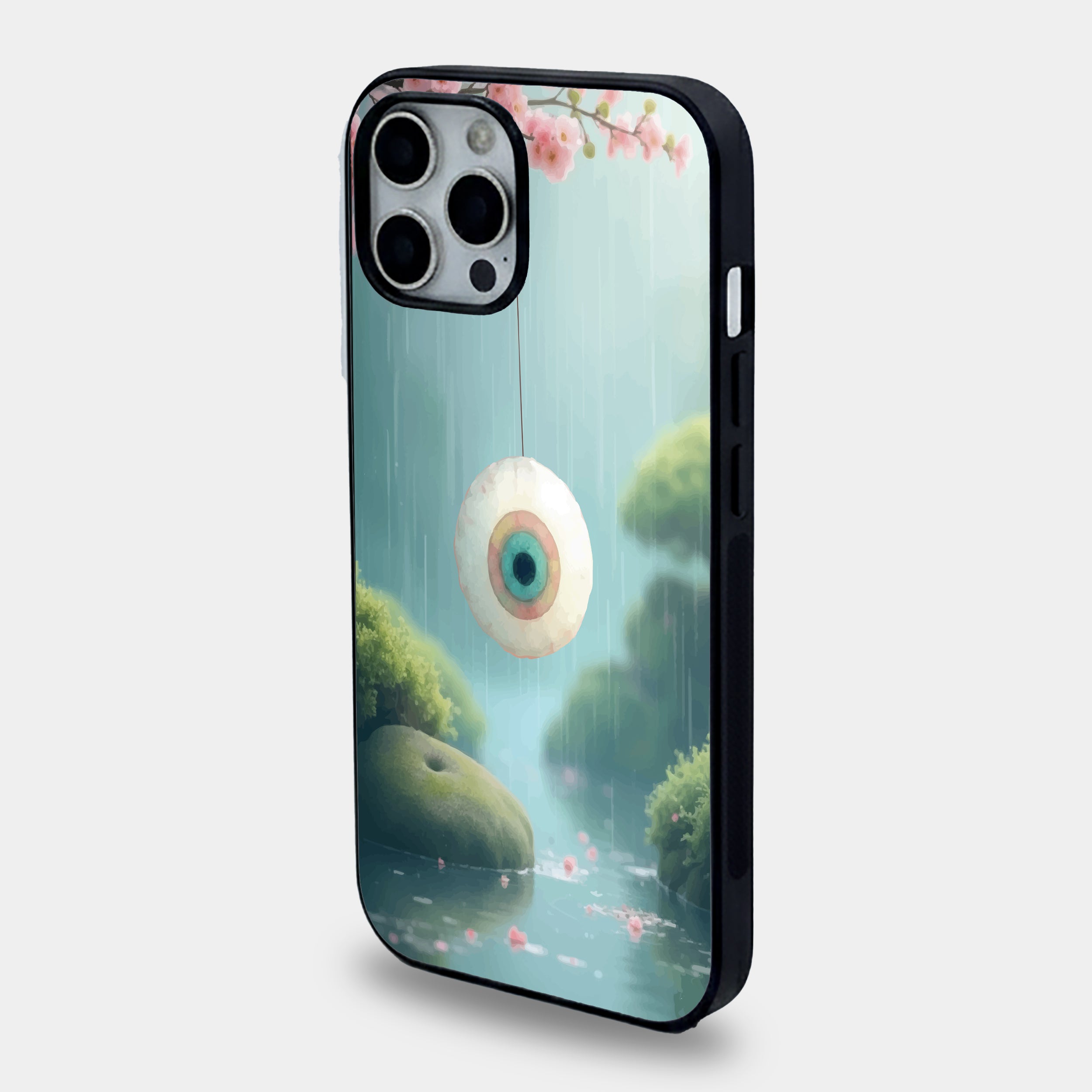 Zen Guardian Evil Eye | Premium Glass iPhone Mobile Cover Case