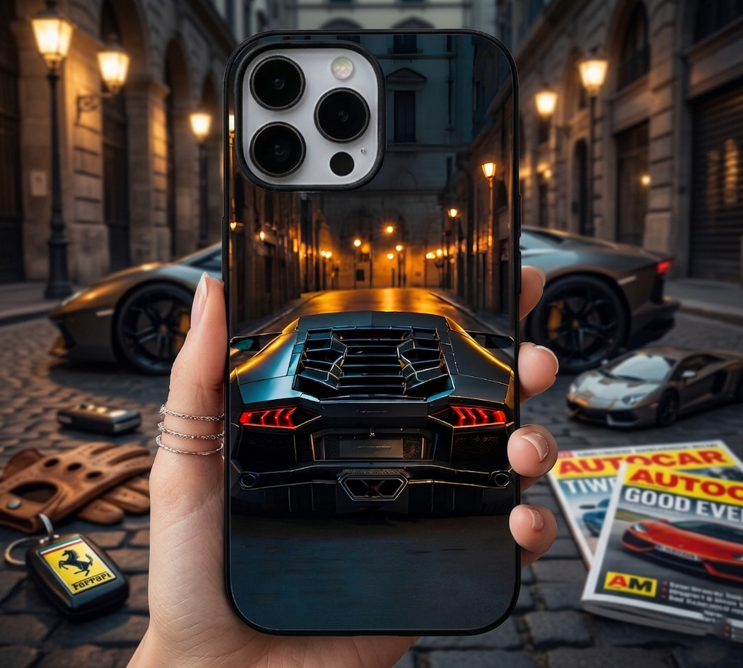 Lamborghini Aventador Night Alley Case