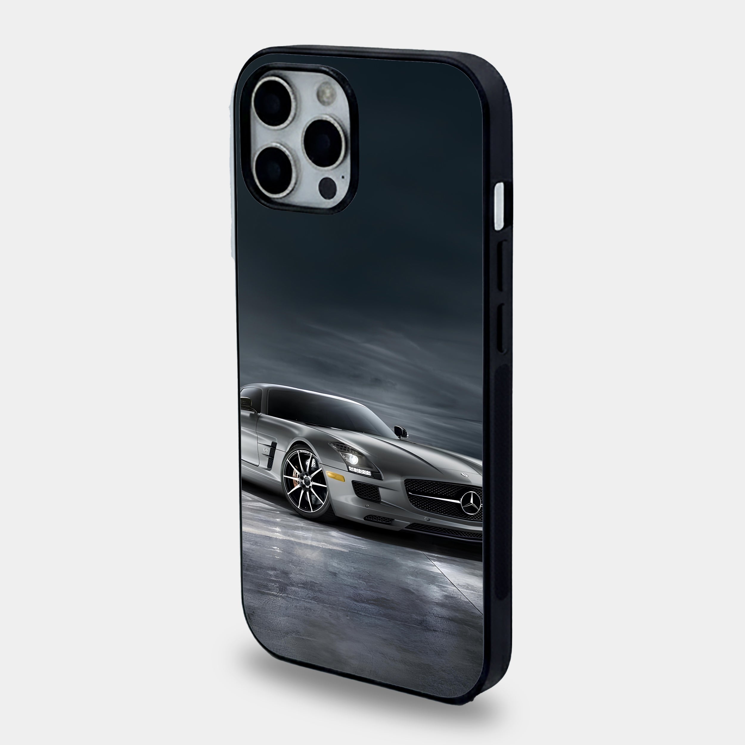 Silver Mercedes SLS AMG Case