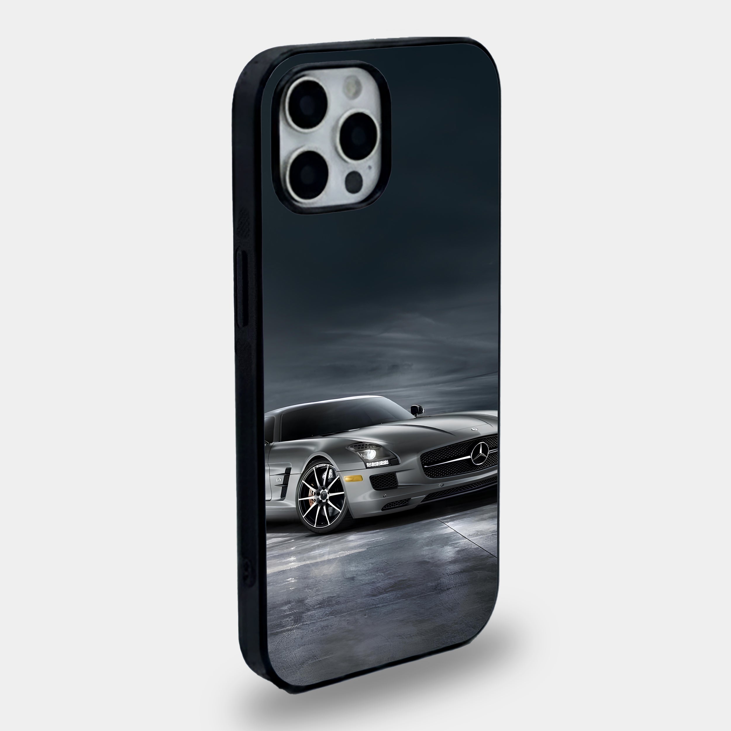 Silver Mercedes SLS AMG Case
