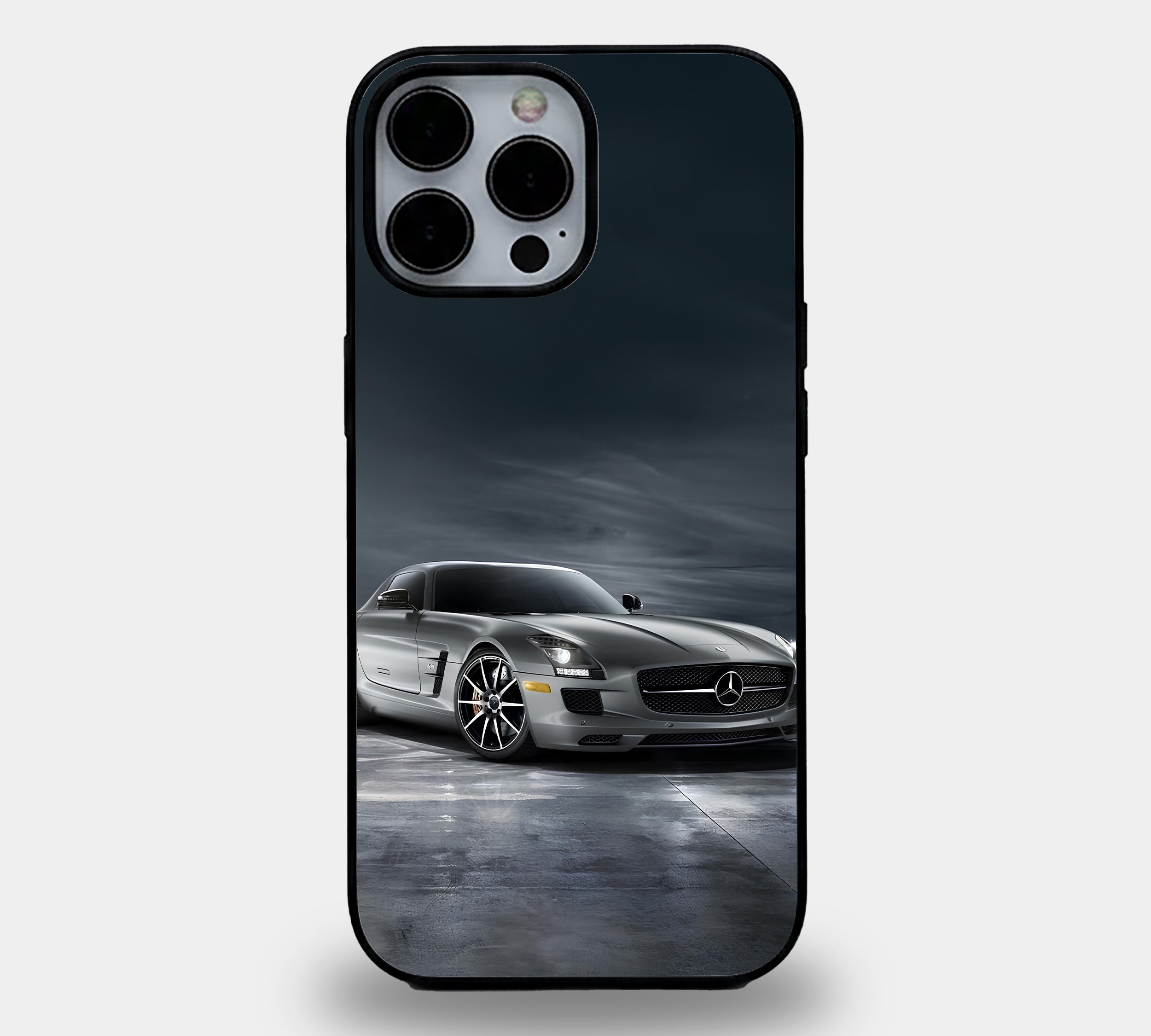 Silver Mercedes SLS AMG Case