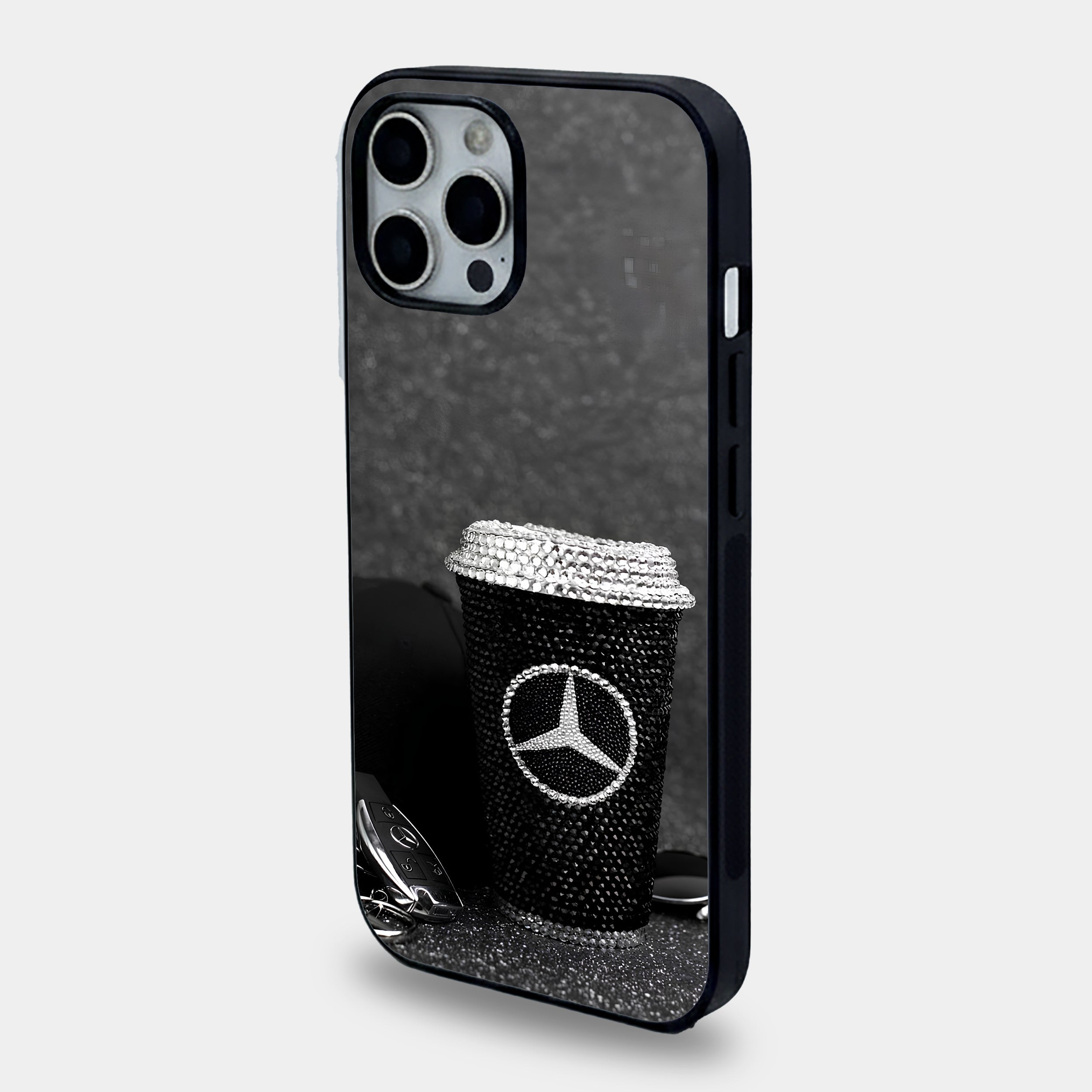 Luxury Diamond Mercedes Cup Case