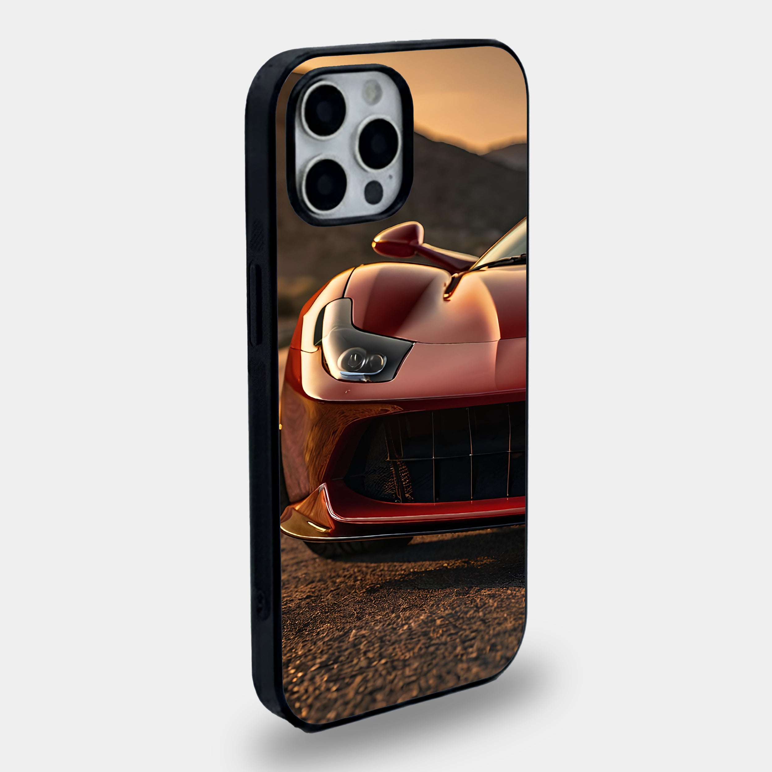 Front View Red Ferrari Case