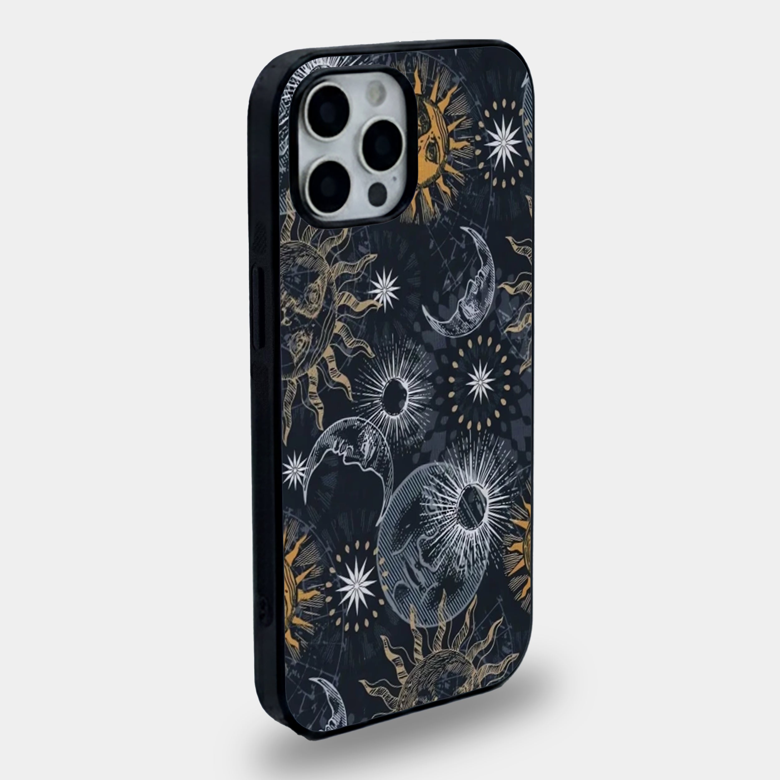 Mystic Cosmos / Celestial Eclipse | Premium Glass iPhone & Samsung Mobile Cover Case