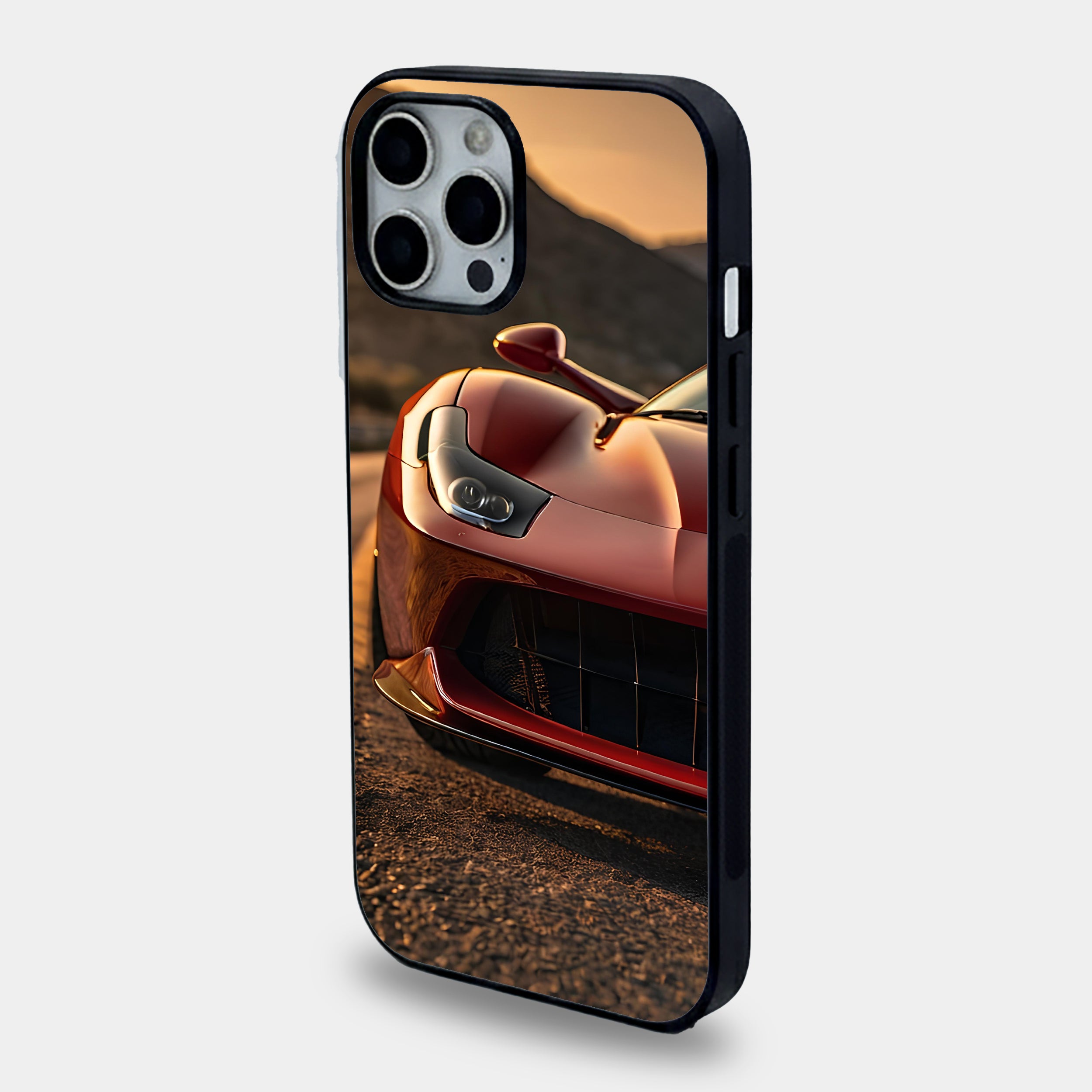 Front View Red Ferrari Case