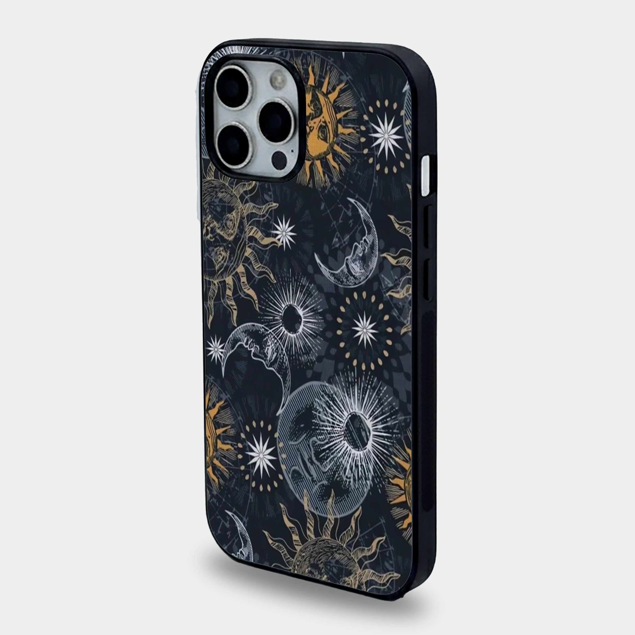 Mystic Cosmos / Celestial Eclipse | Premium Glass iPhone & Samsung Mobile Cover Case