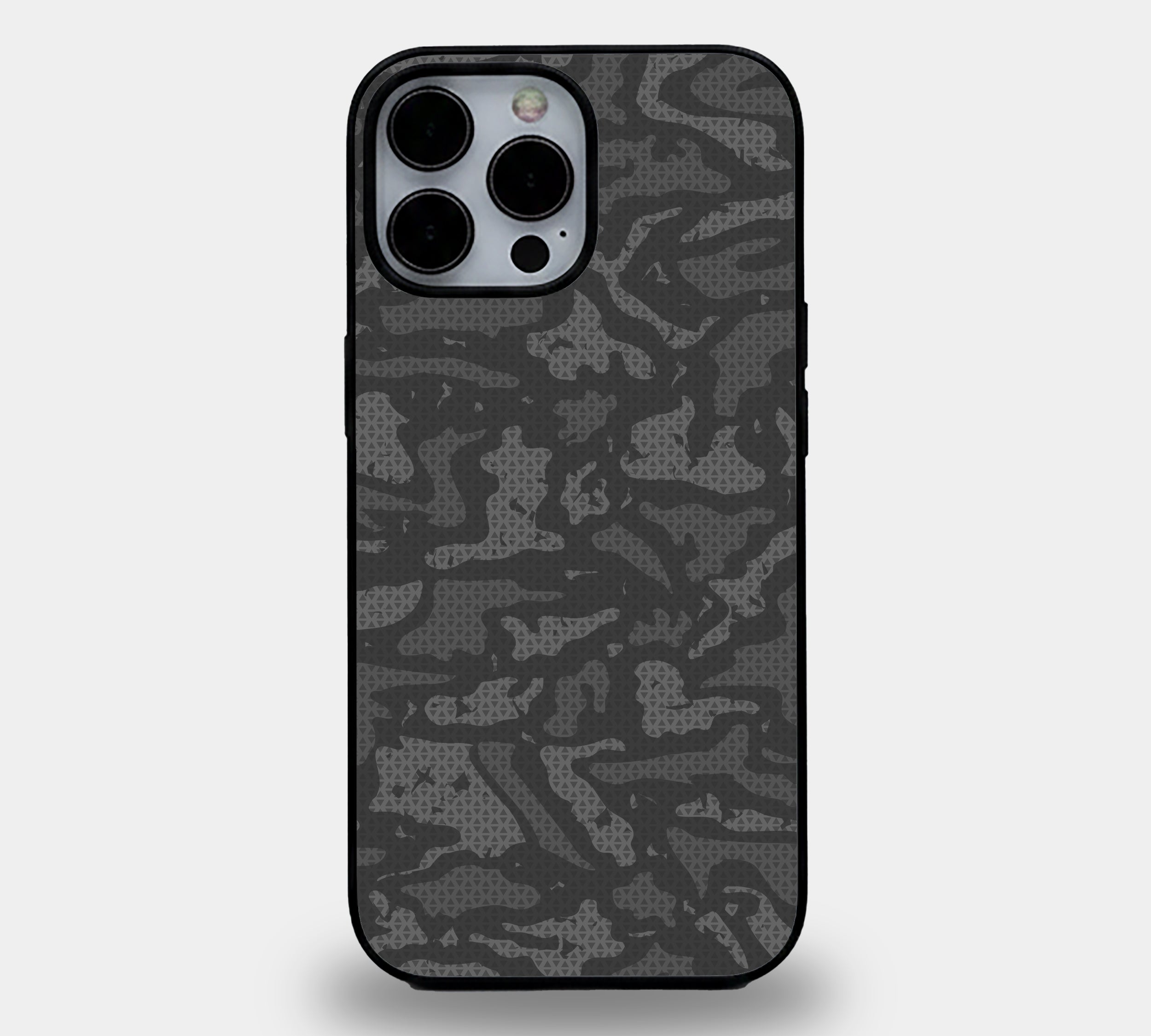 Urban Grey Camo  | Premium Glass iPhone Mobile Cover Case